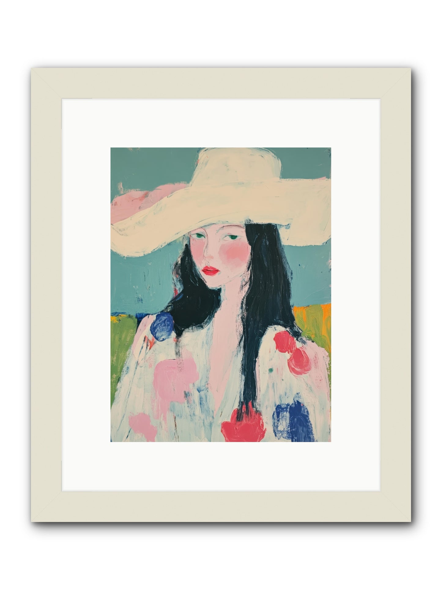 Homestead Heart -- Framed Print - White 9x12