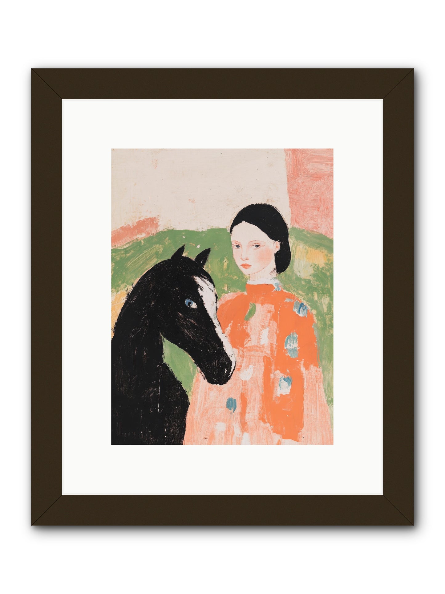 Homestead Heartstrings -- Framed Print - Black 9x12