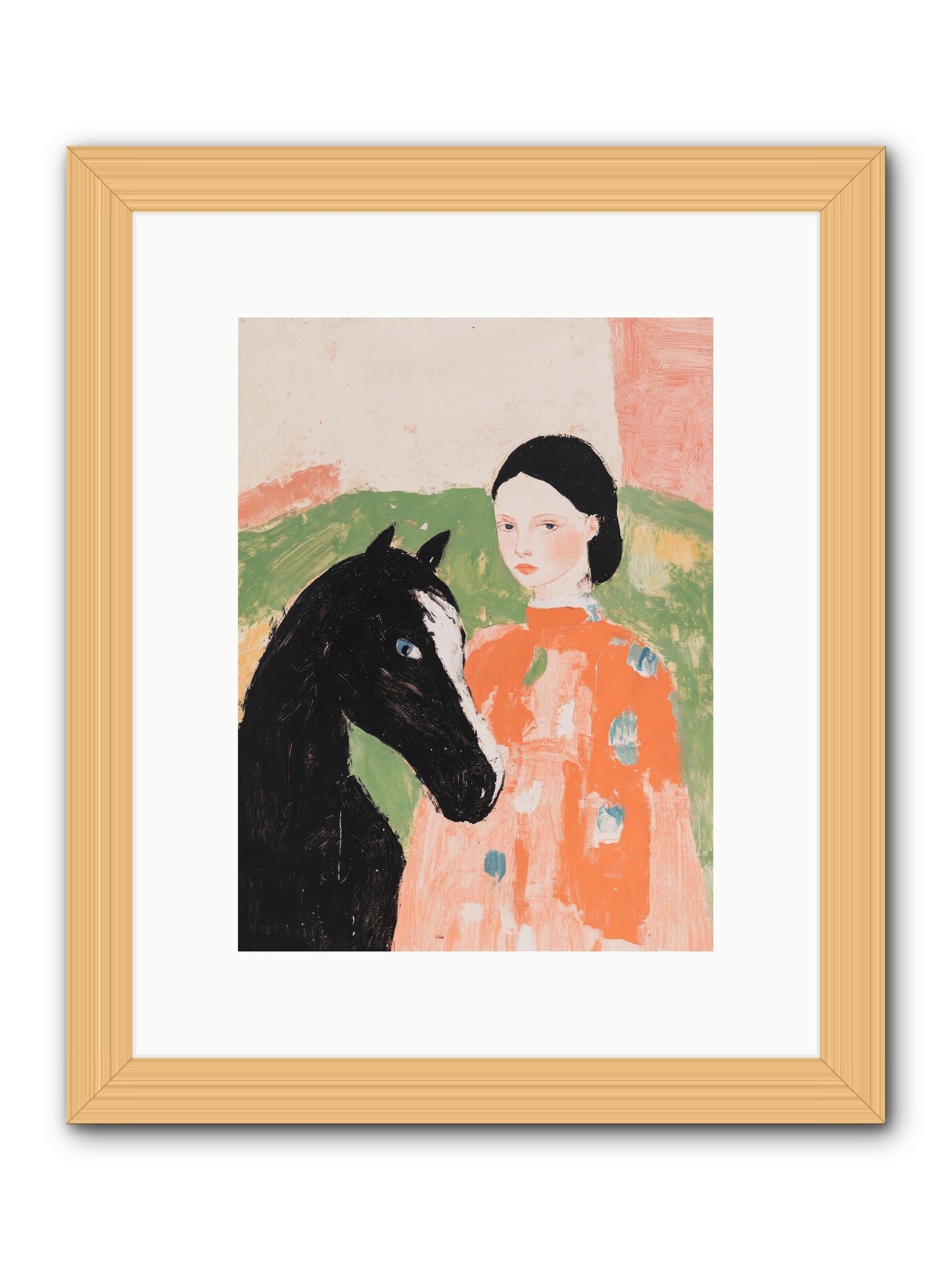 Homestead Heartstrings -- Framed Print - Natural 9x12