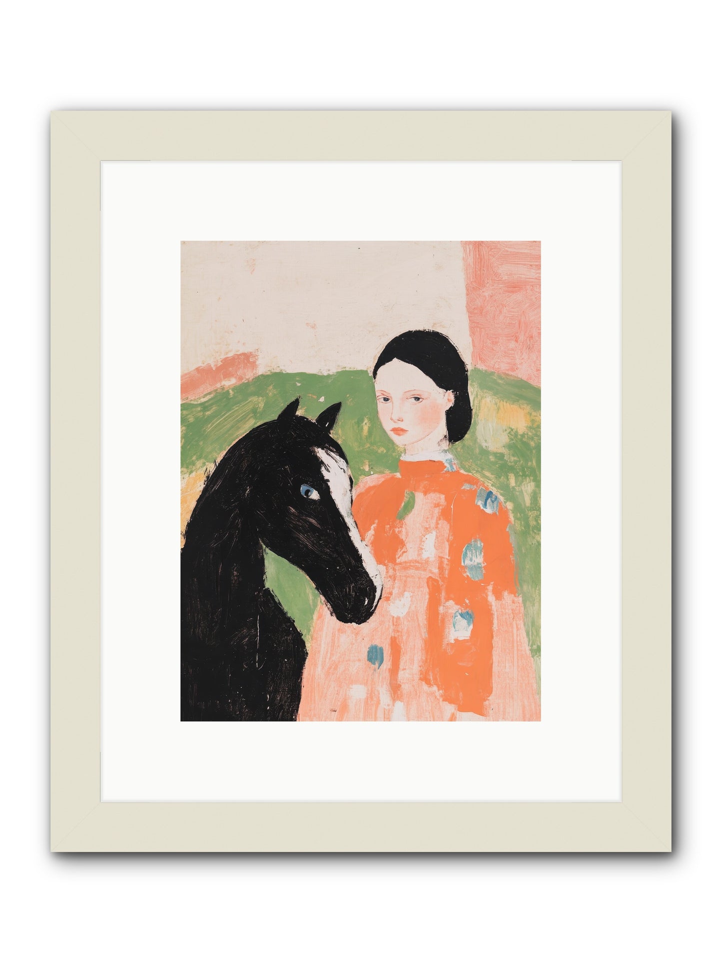 Homestead Heartstrings -- Framed Print - White 9x12