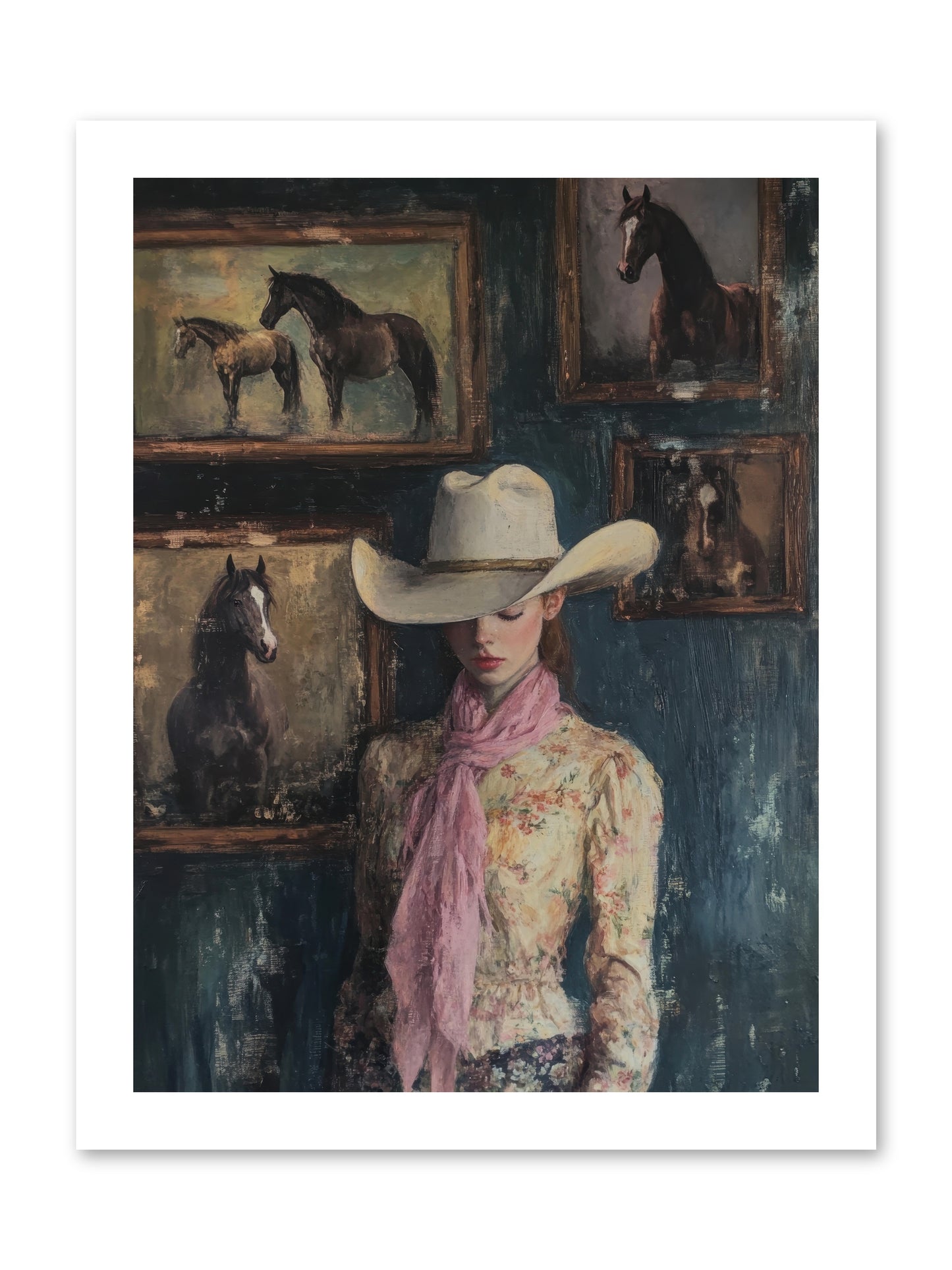 Homestead Heroine -- Loose Canvas Print 12x16