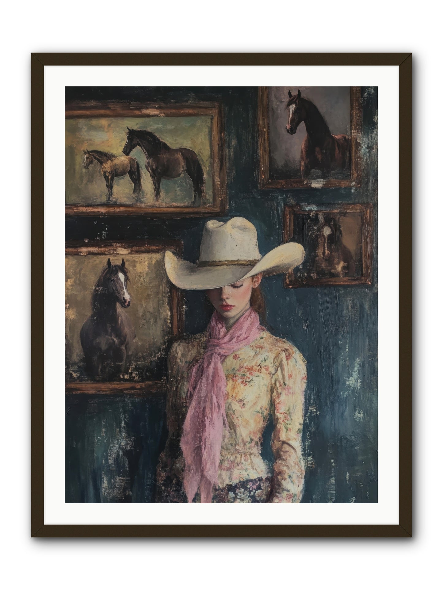 Homestead Heroine -- Framed Print - Black 30x40