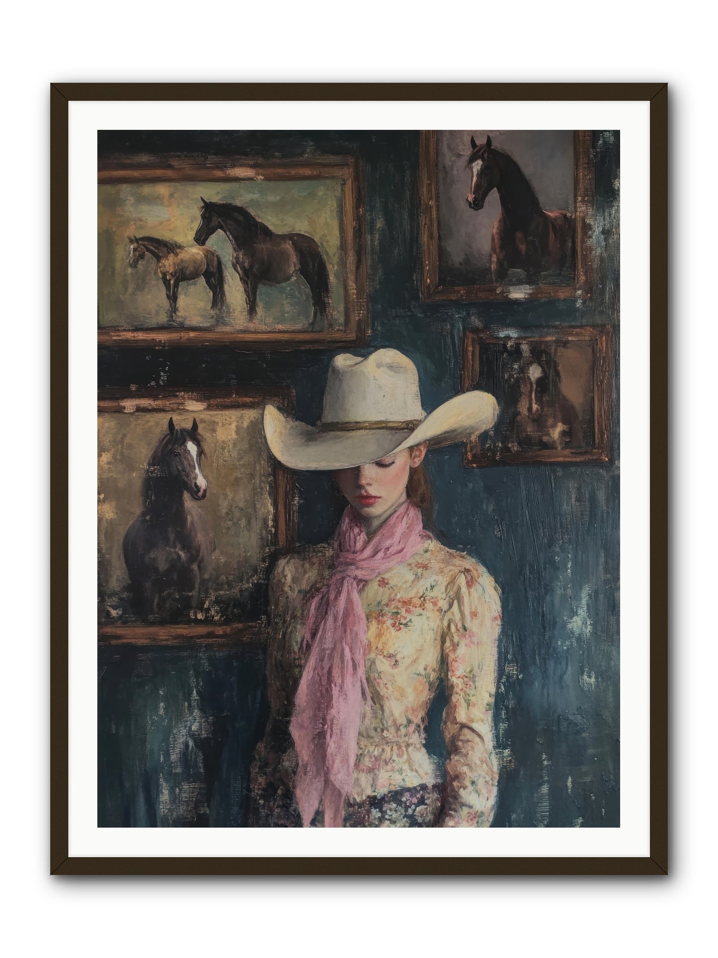 Homestead Heroine -- Framed Print - Black 36x48