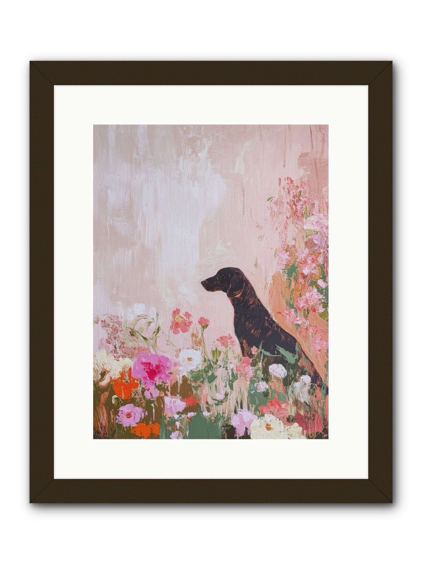 Honey Briar -- Framed Print - Black 12x16