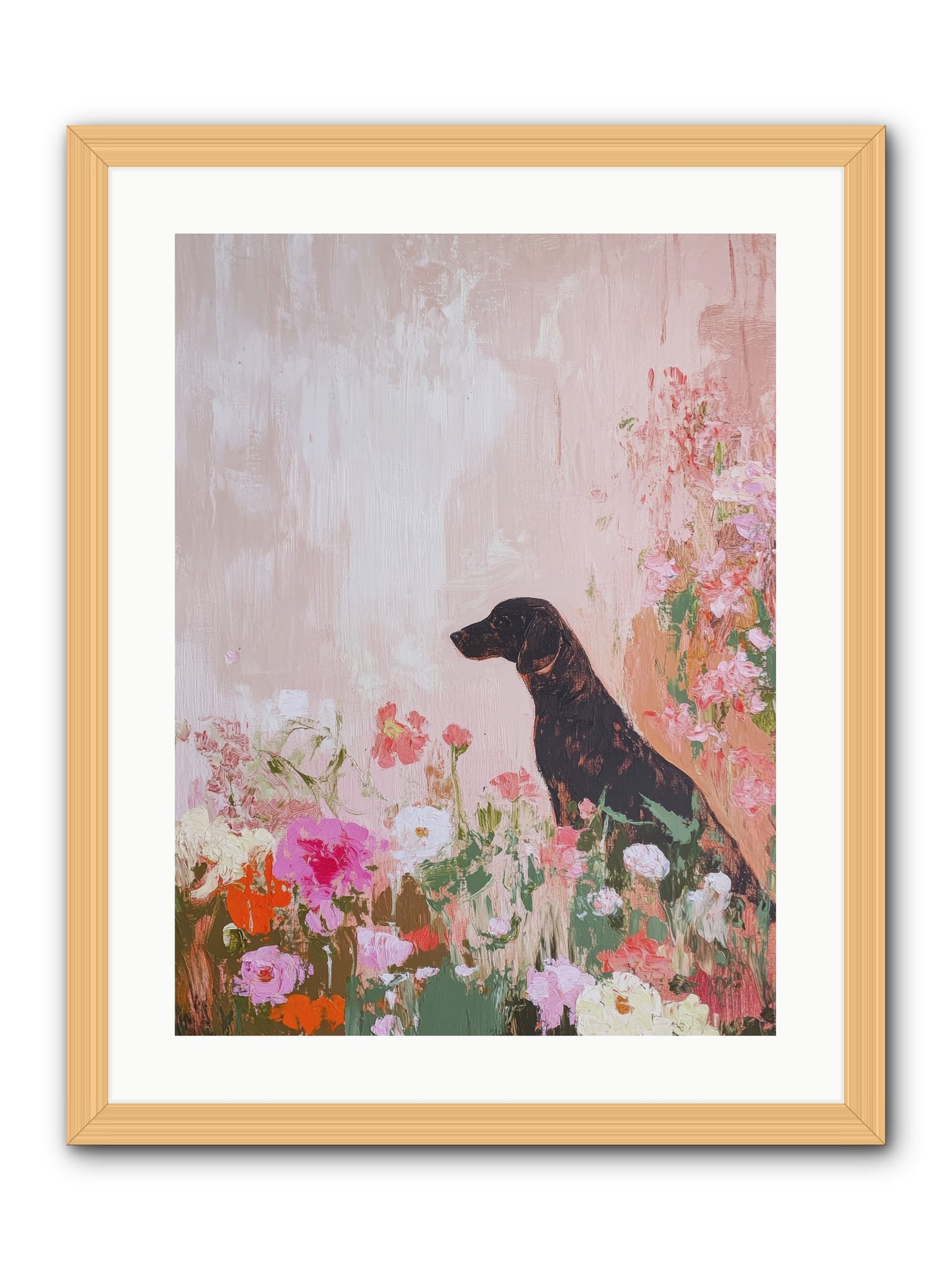Honey Briar -- Framed Print - Natural 18x24