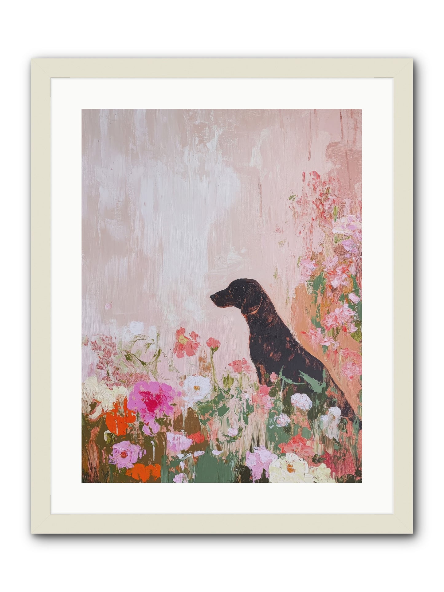 Honey Briar -- Framed Print - White 18x24