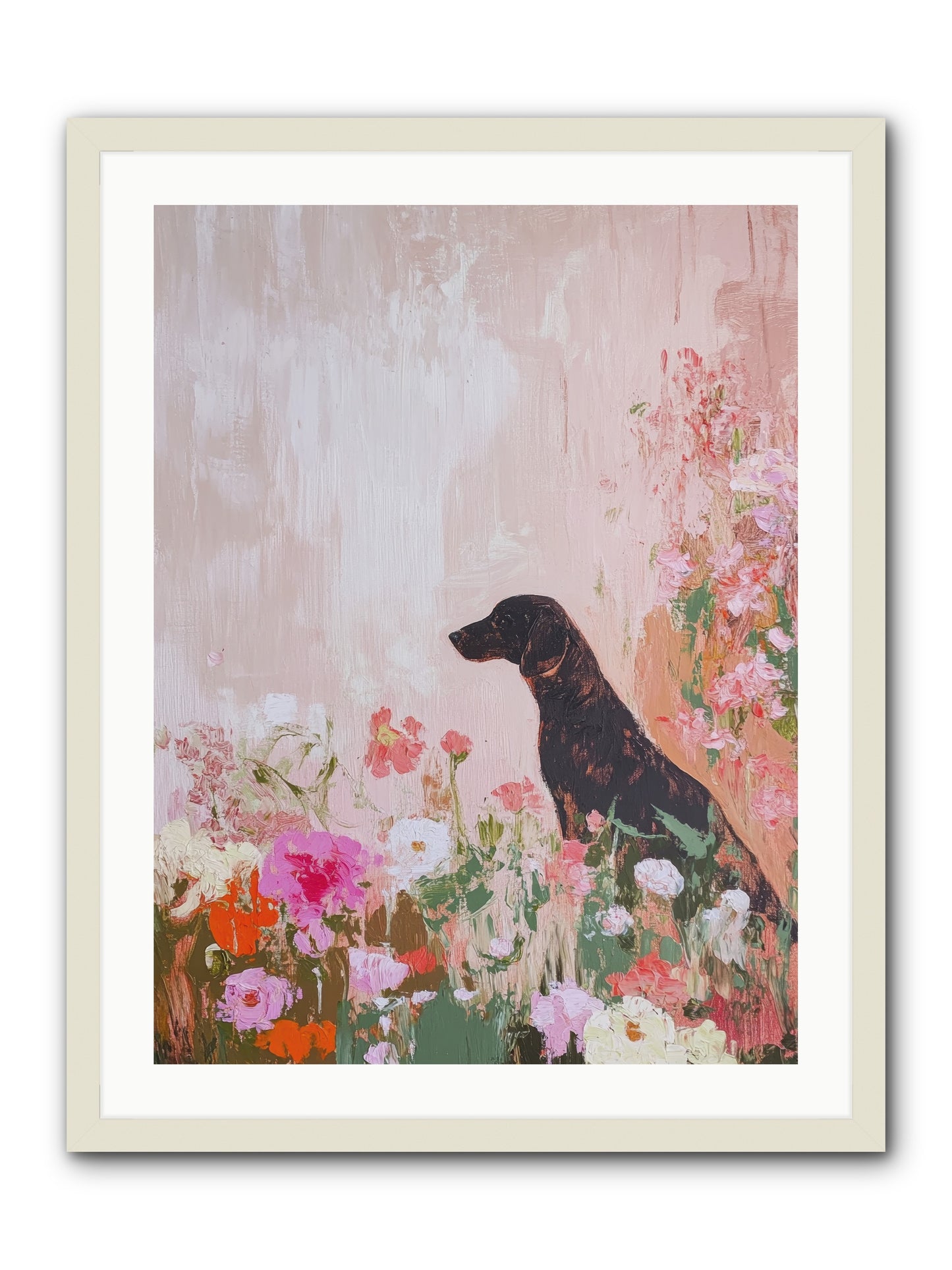 Honey Briar -- Framed Print - White 24x32