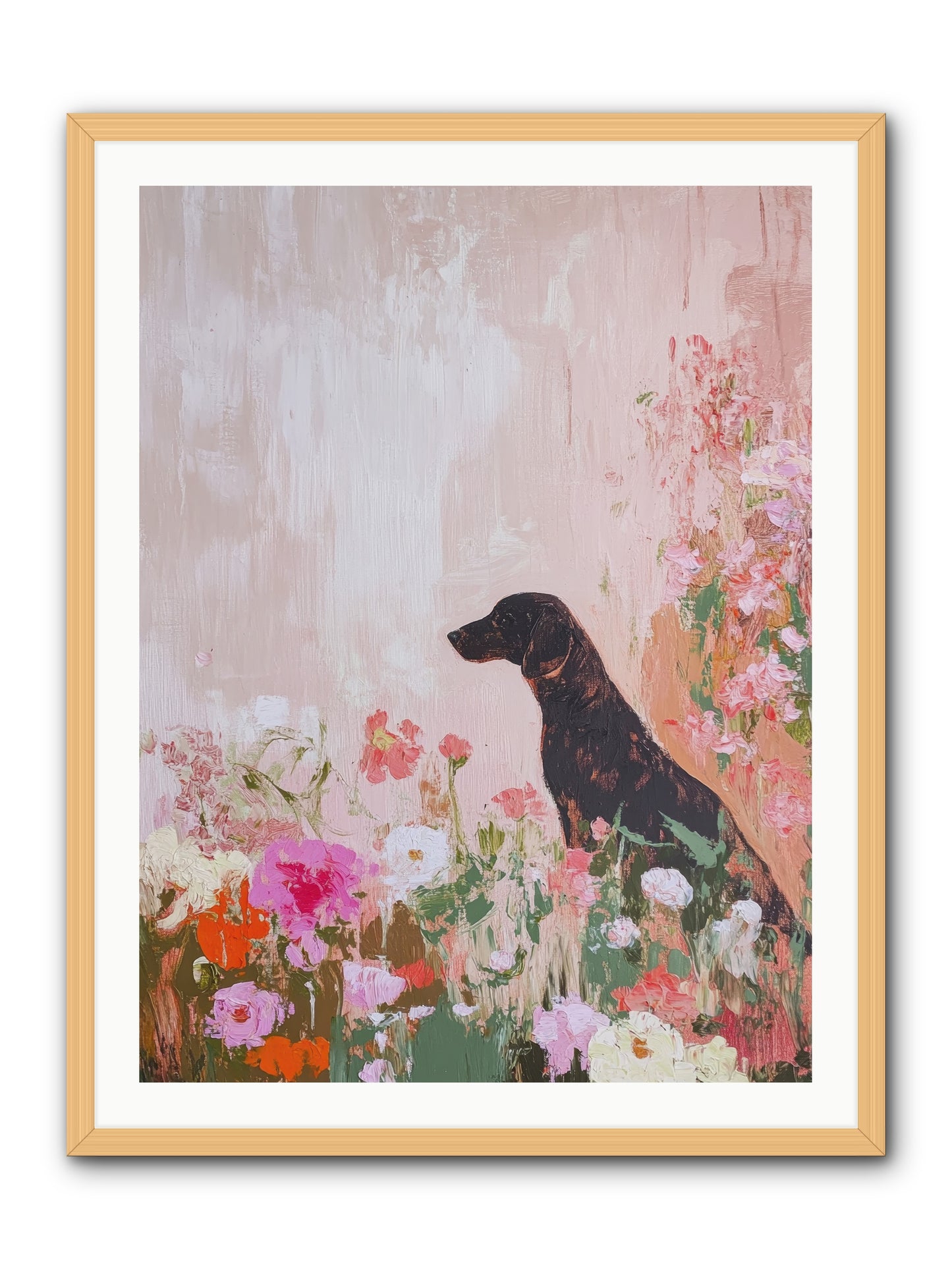 Honey Briar -- Framed Print - Natural 30x40