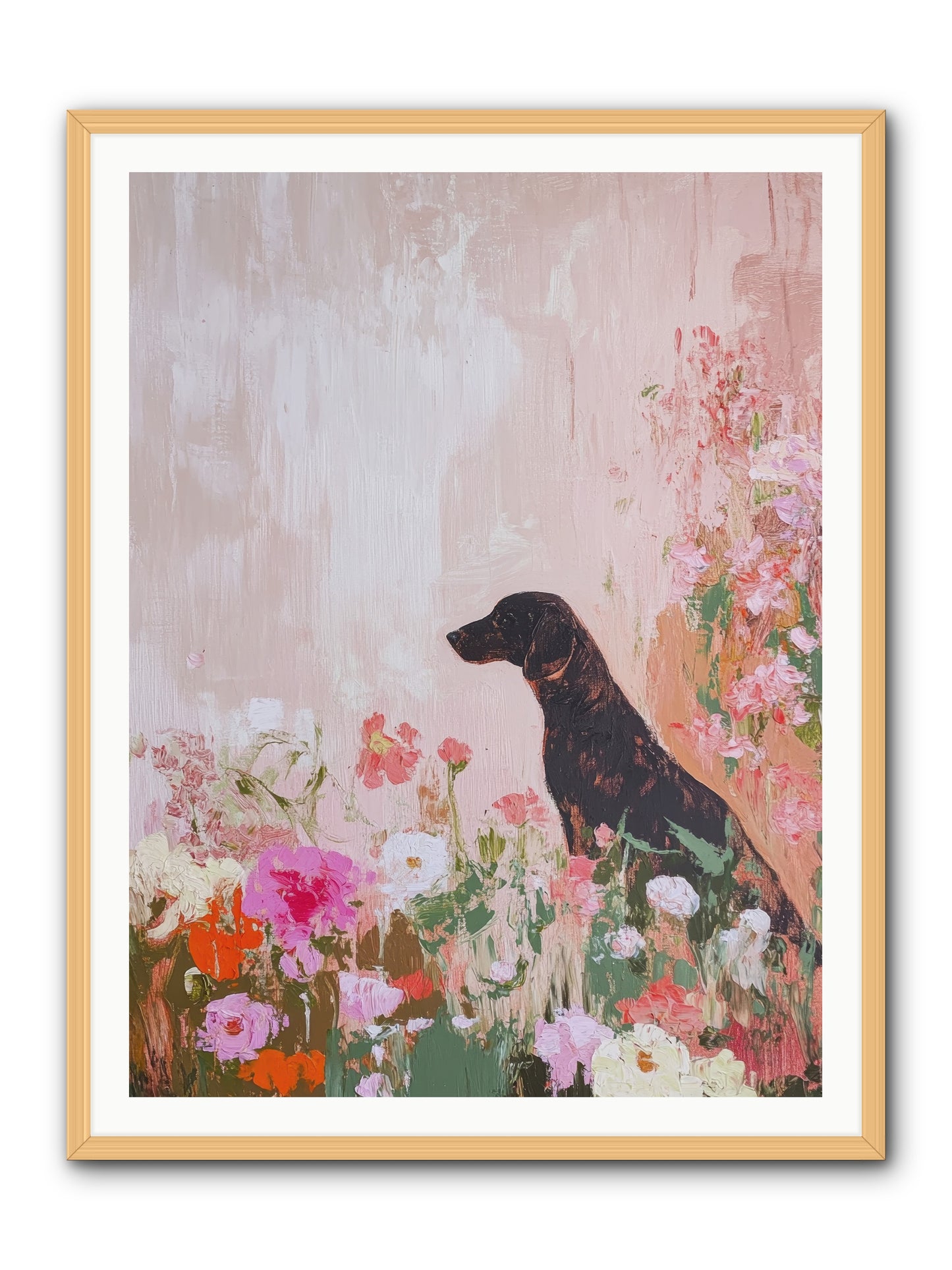 Honey Briar -- Framed Print - Natural 36x48