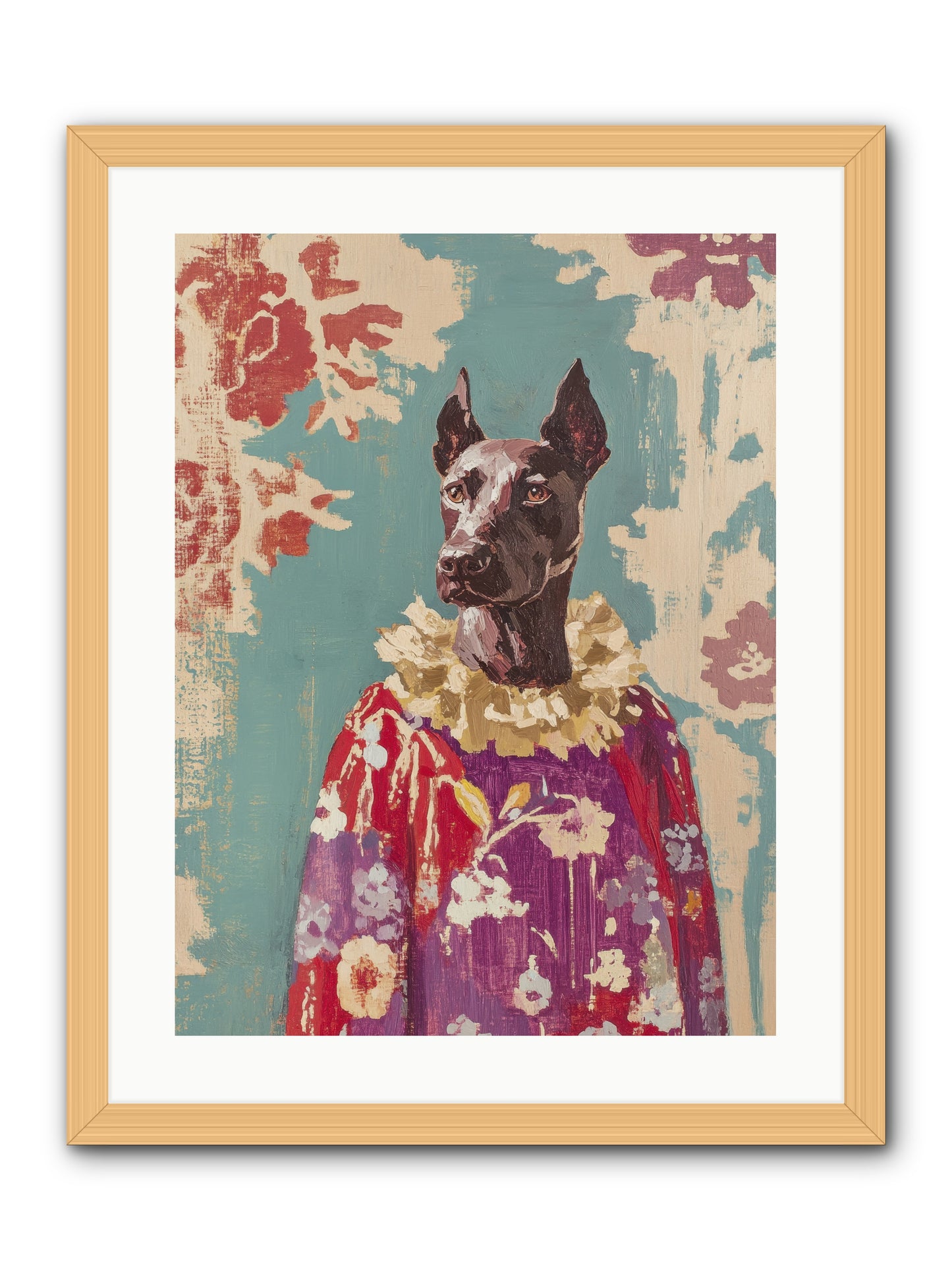 Honey Cake -- Framed Print - Natural 18x24