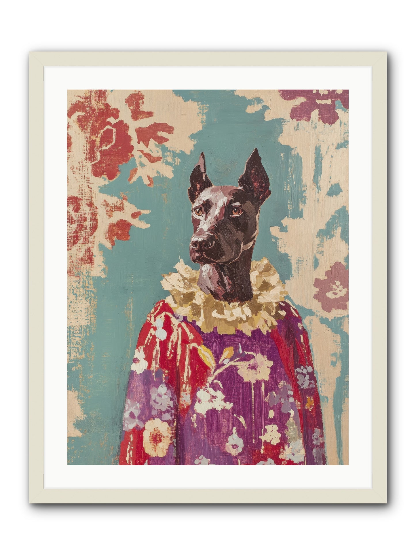 Honey Cake -- Framed Print - White 24x32