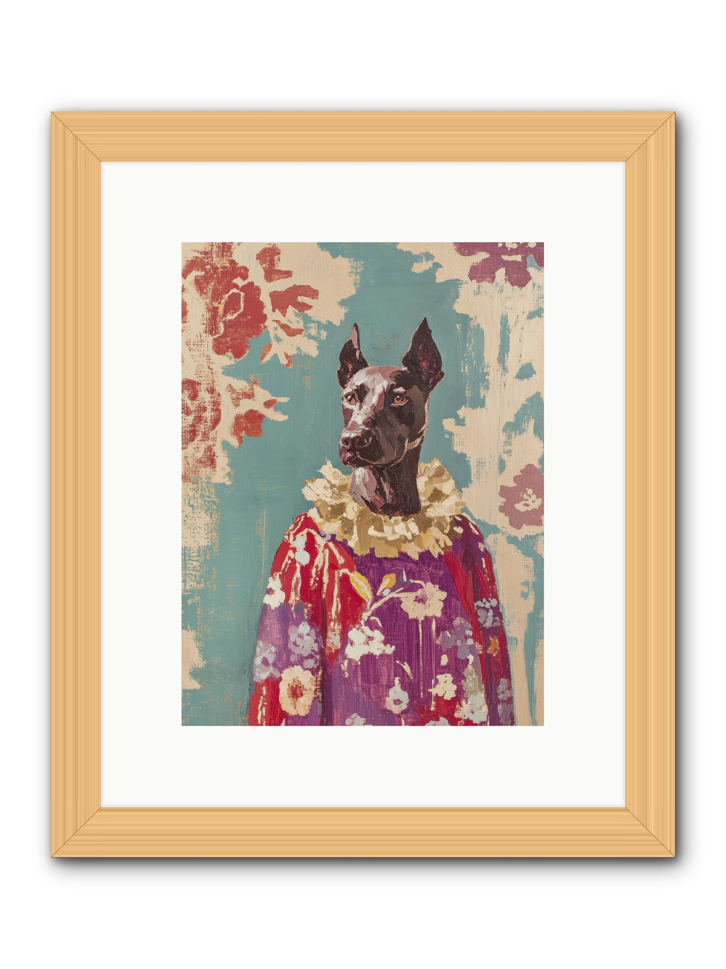 Honey Cake -- Framed Print - Natural 9x12