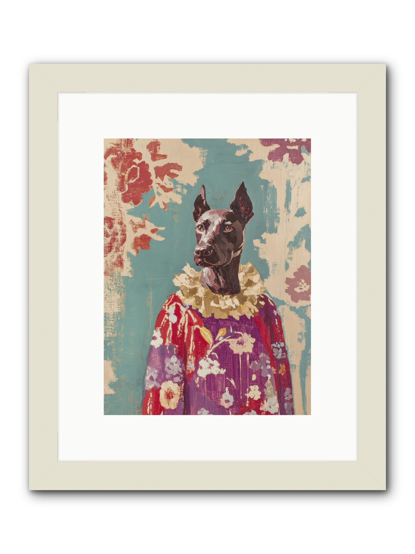Honey Cake -- Framed Print - White 9x12