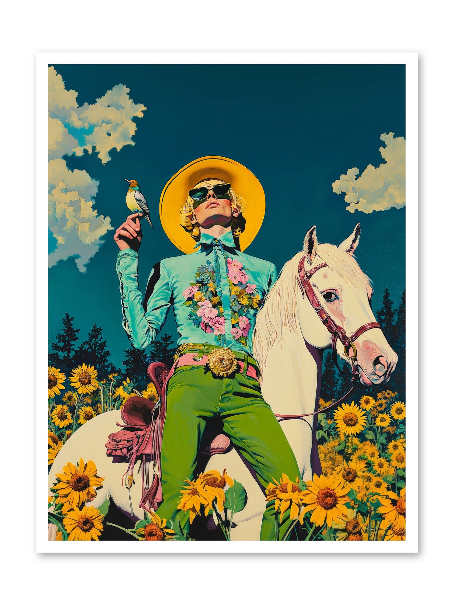 Honey-Dipped Desperado -- Paper Print 30x40