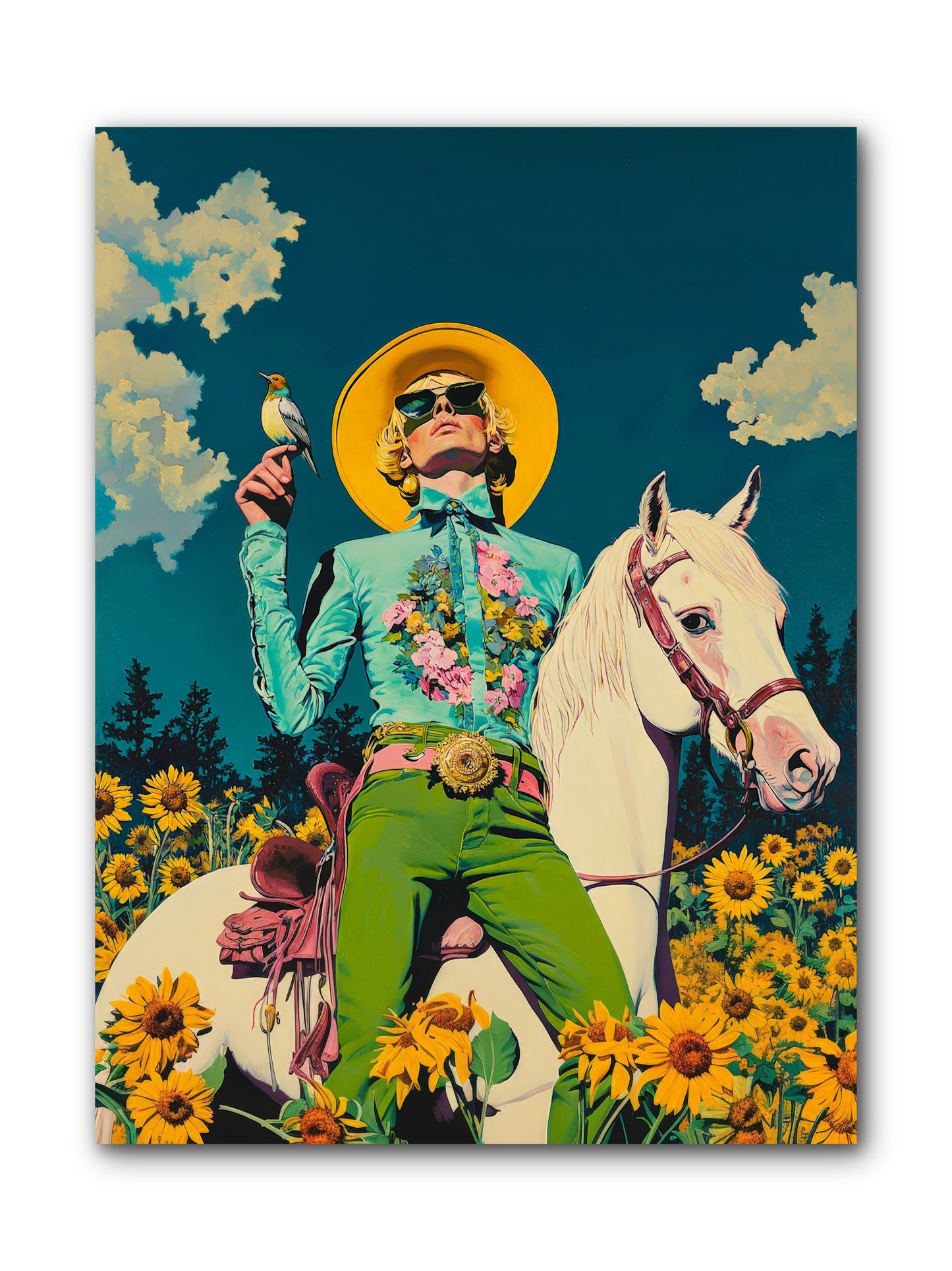 Honey-Dipped Desperado -- Wrapped Canvas 9x12