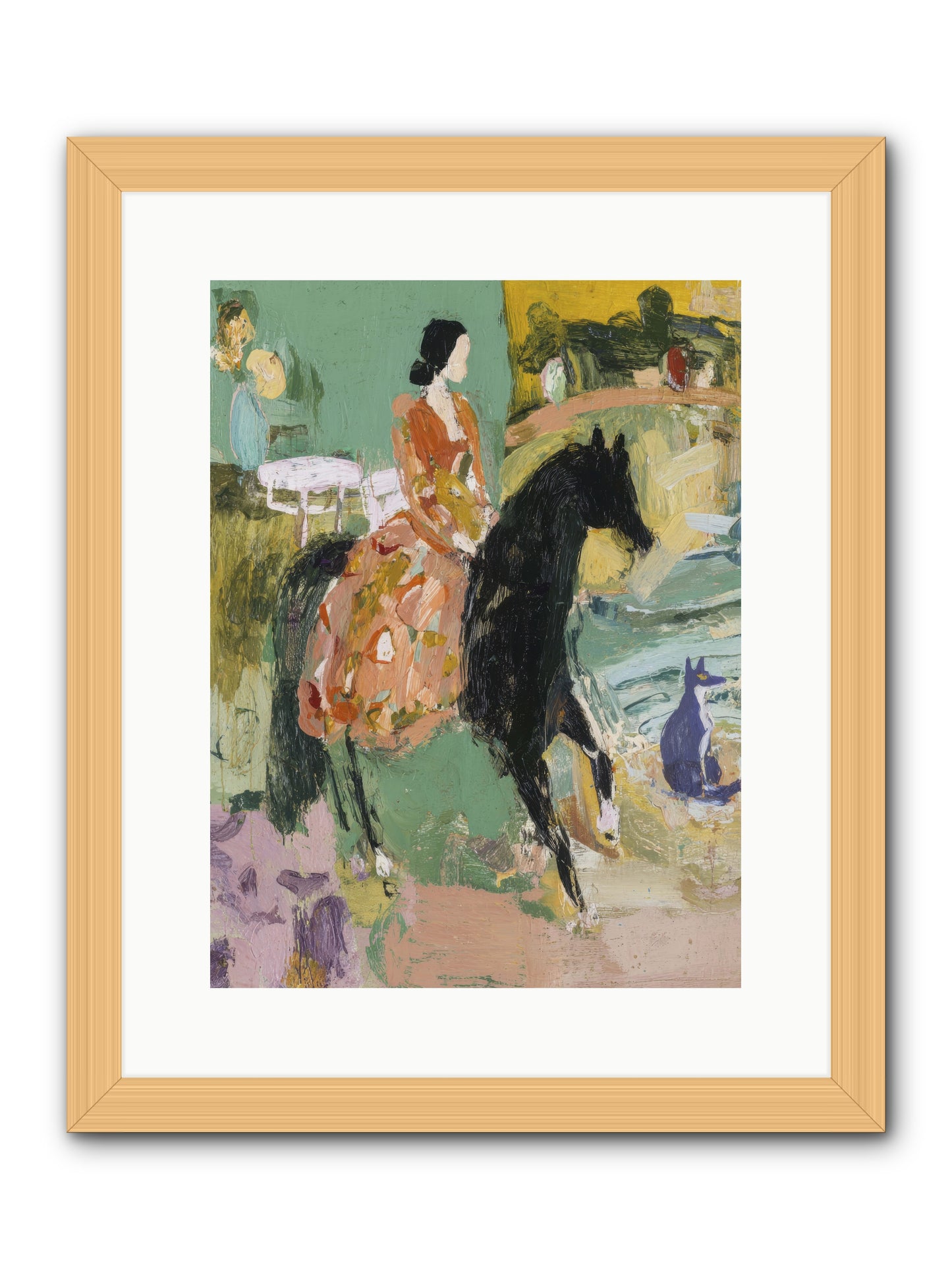 Honey-Dipped & Heavenly -- Framed Print - Natural 12x16