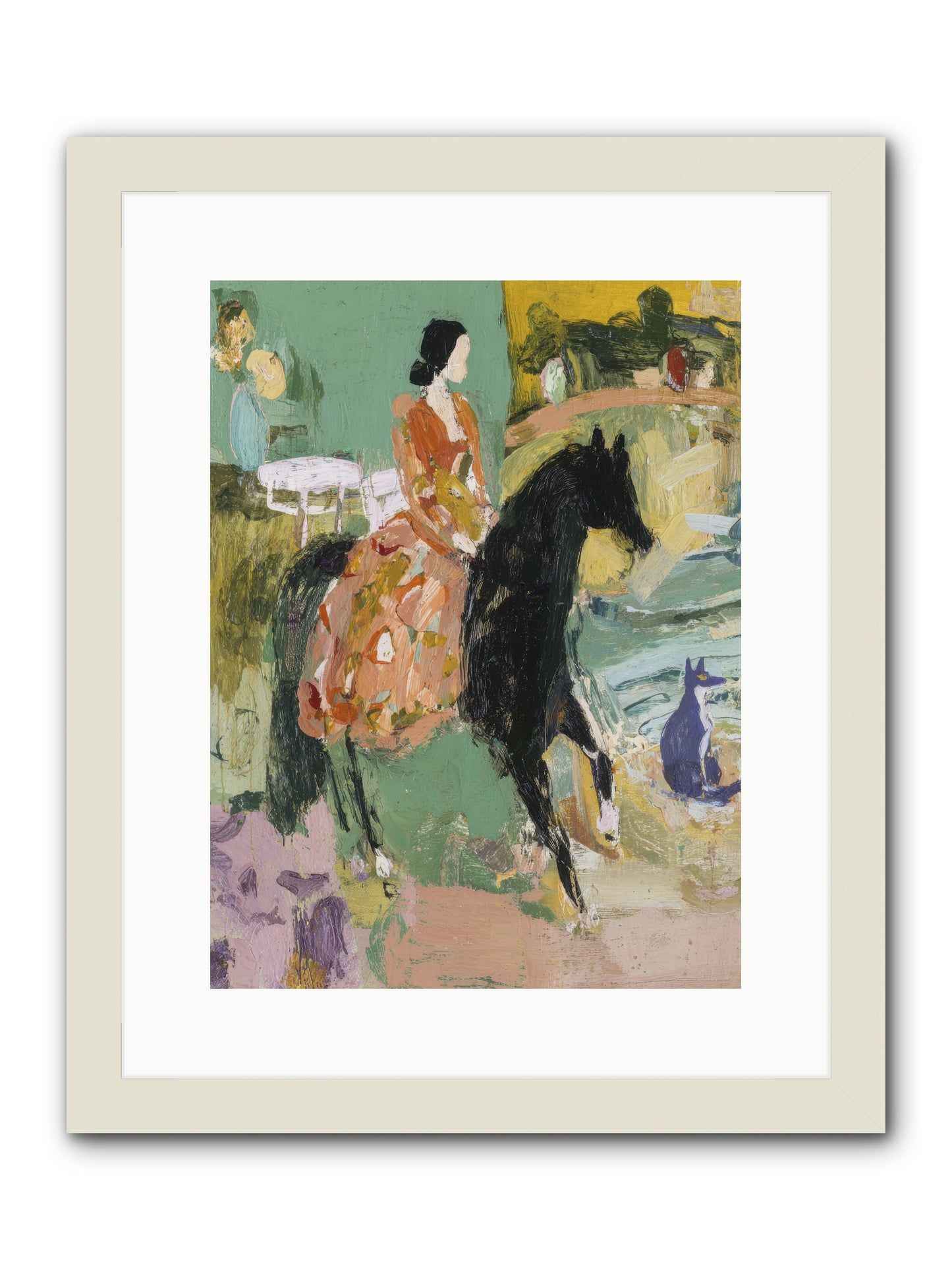 Honey-Dipped & Heavenly -- Framed Print - White 12x16