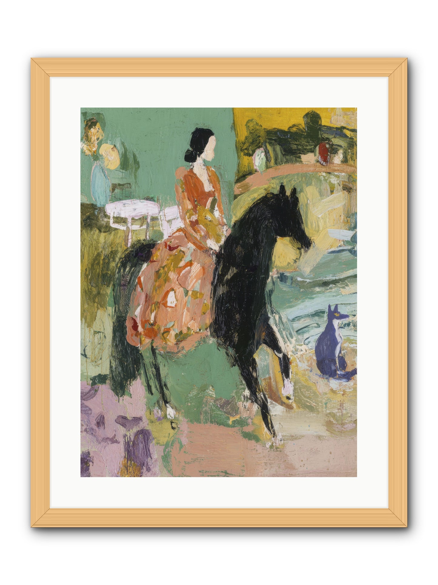 Honey-Dipped & Heavenly -- Framed Print - Natural 18x24