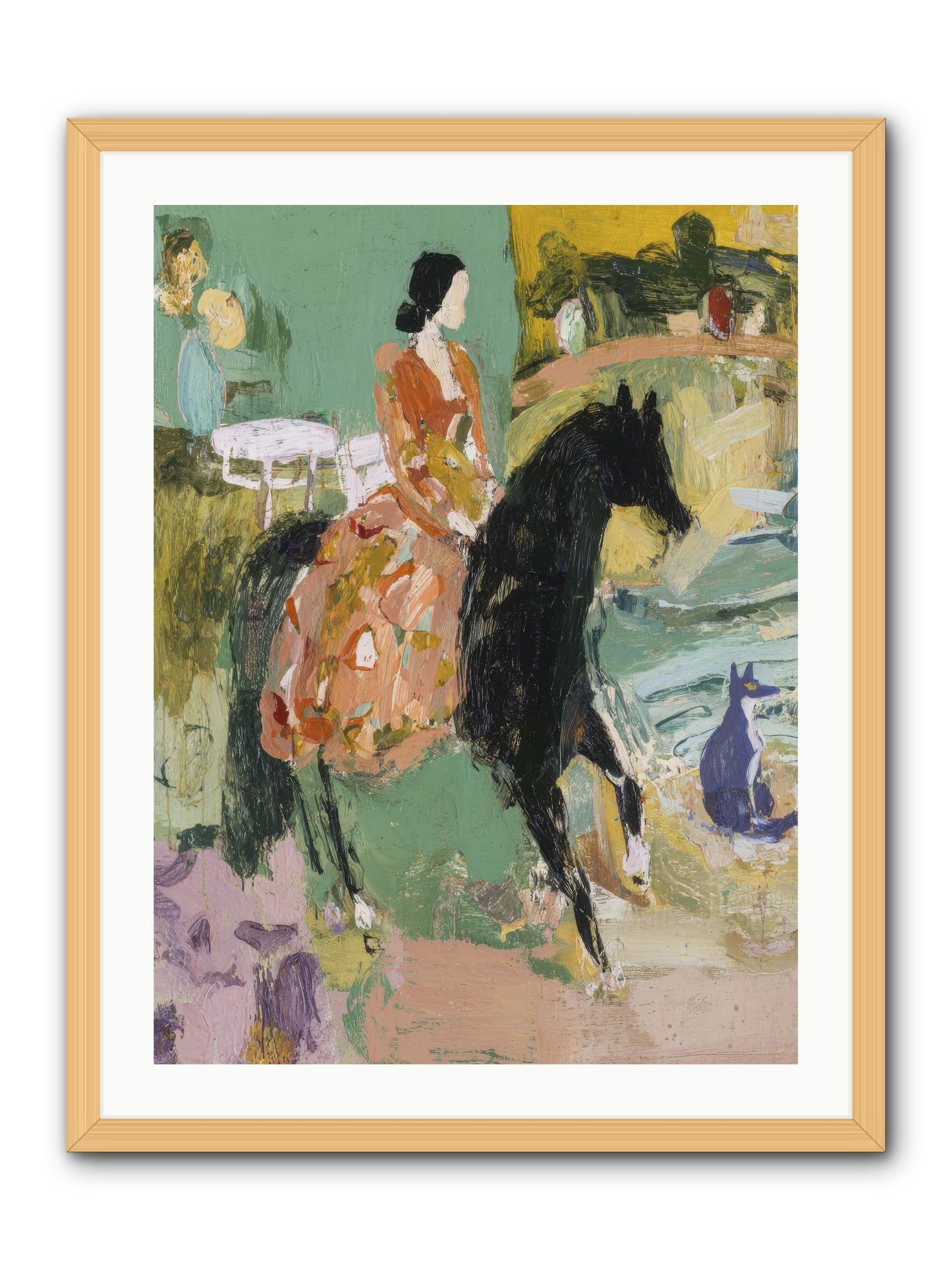 Honey-Dipped & Heavenly -- Framed Print - Natural 24x32