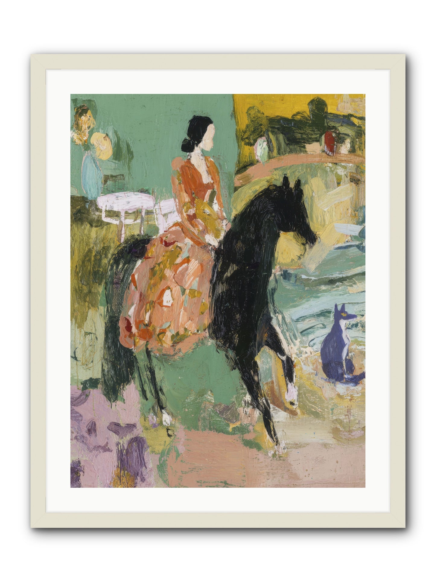 Honey-Dipped & Heavenly -- Framed Print - White 24x32