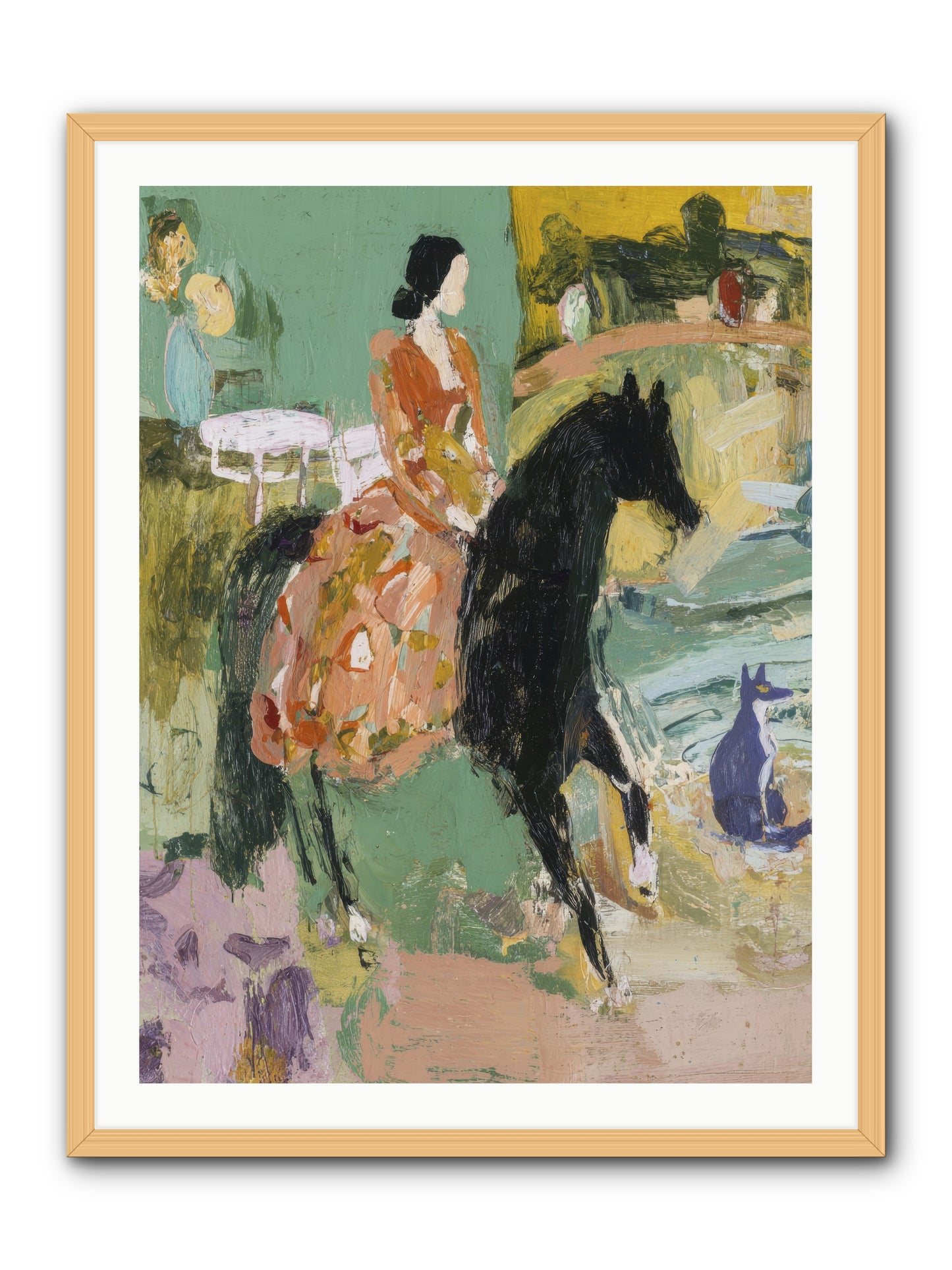 Honey-Dipped & Heavenly -- Framed Print - Natural 30x40
