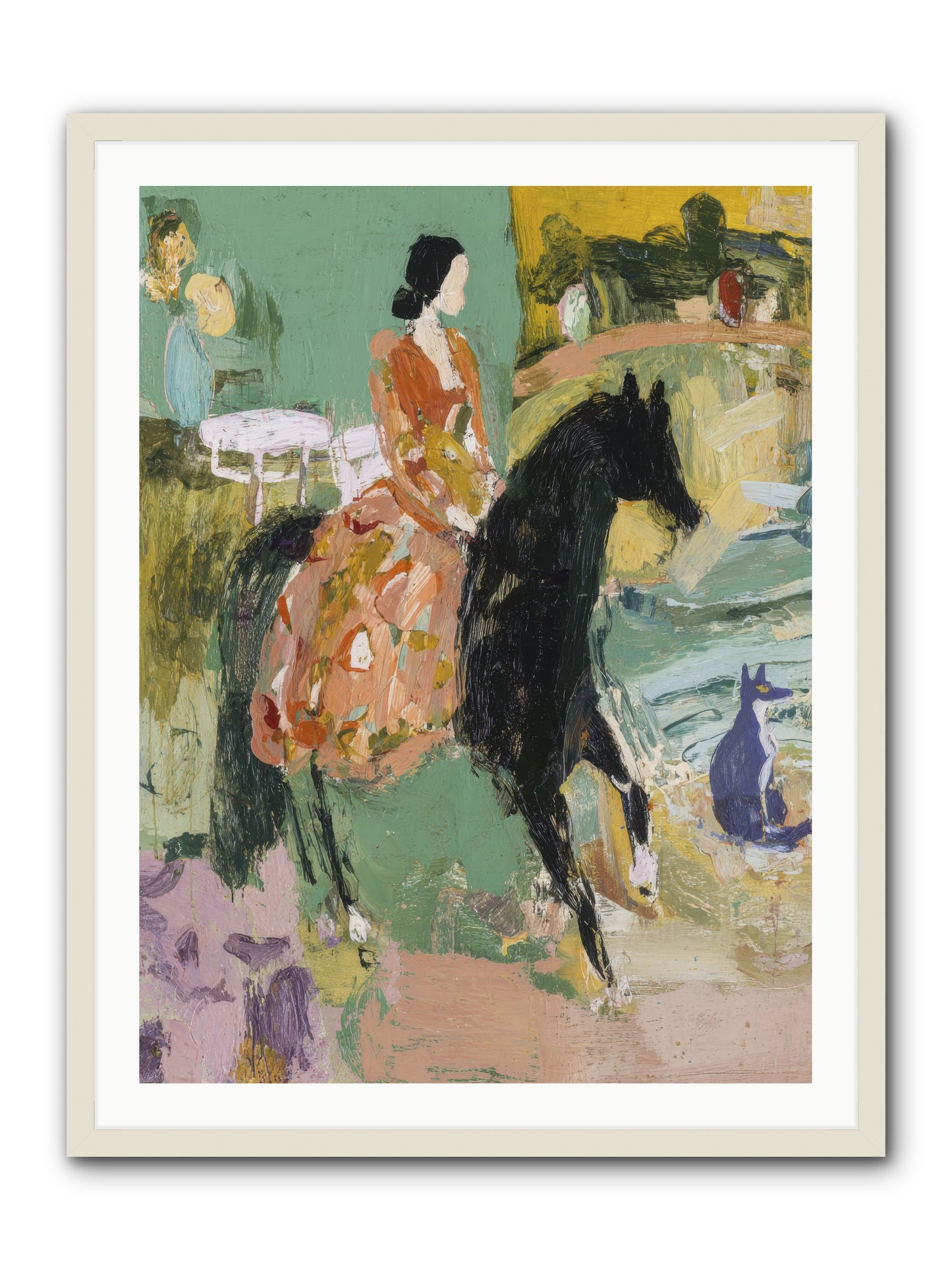 Honey-Dipped & Heavenly -- Framed Print - White 30x40