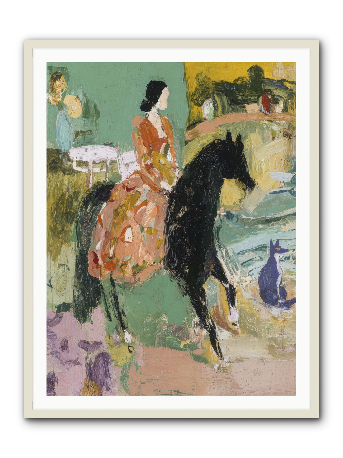 Honey-Dipped & Heavenly -- Framed Print - White 36x48
