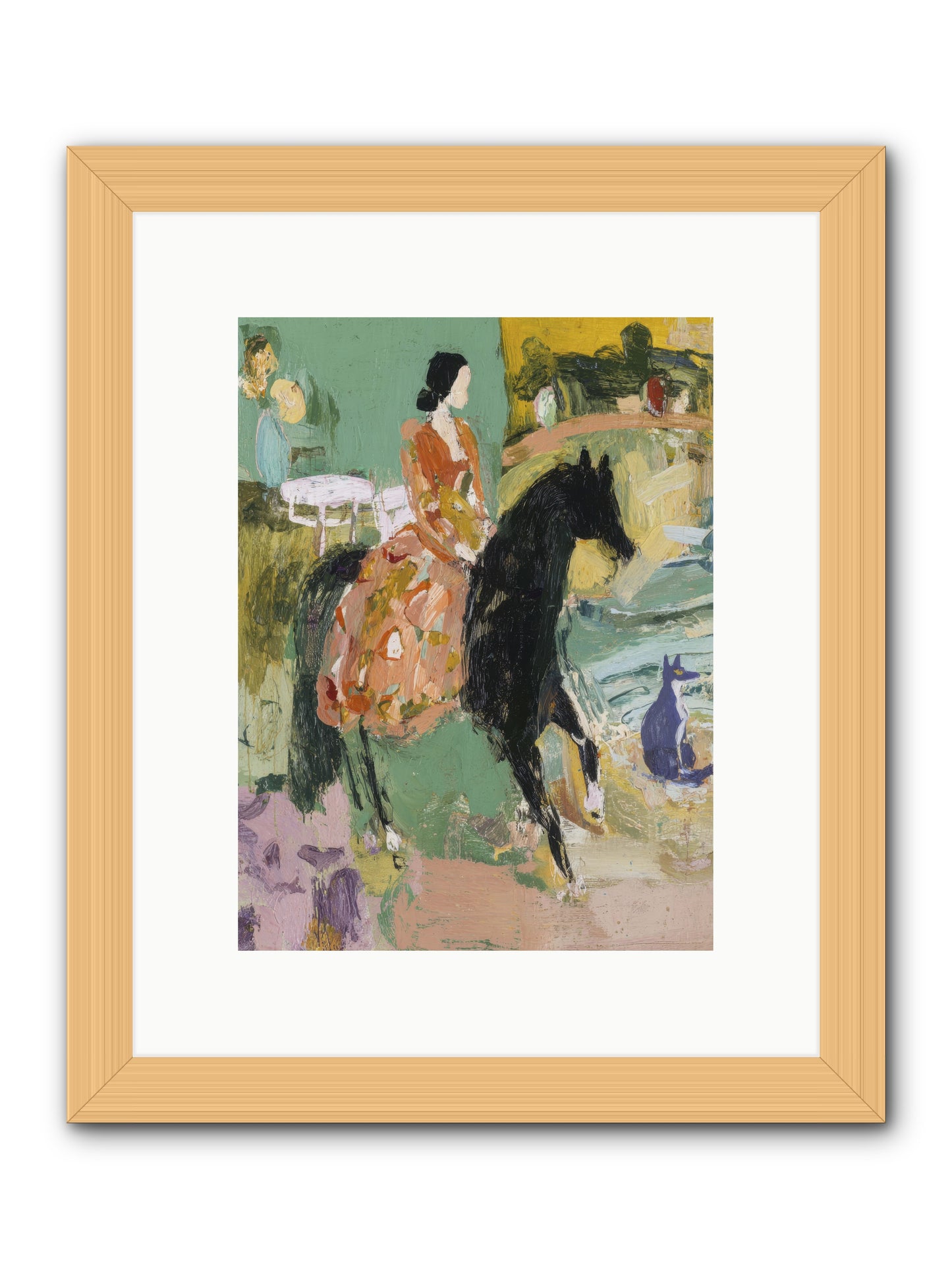 Honey-Dipped & Heavenly -- Framed Print - Natural 9x12