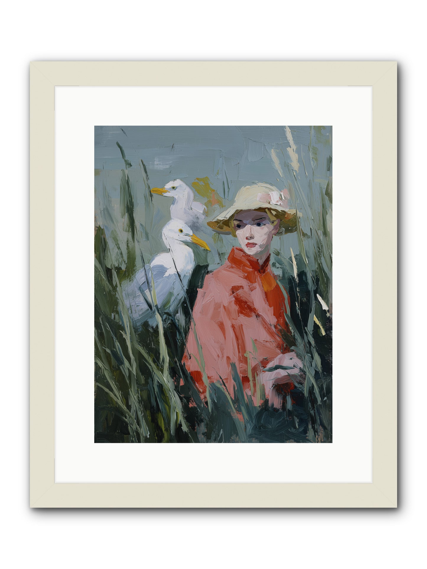 Honey Dreams -- Framed Print - White 12x16