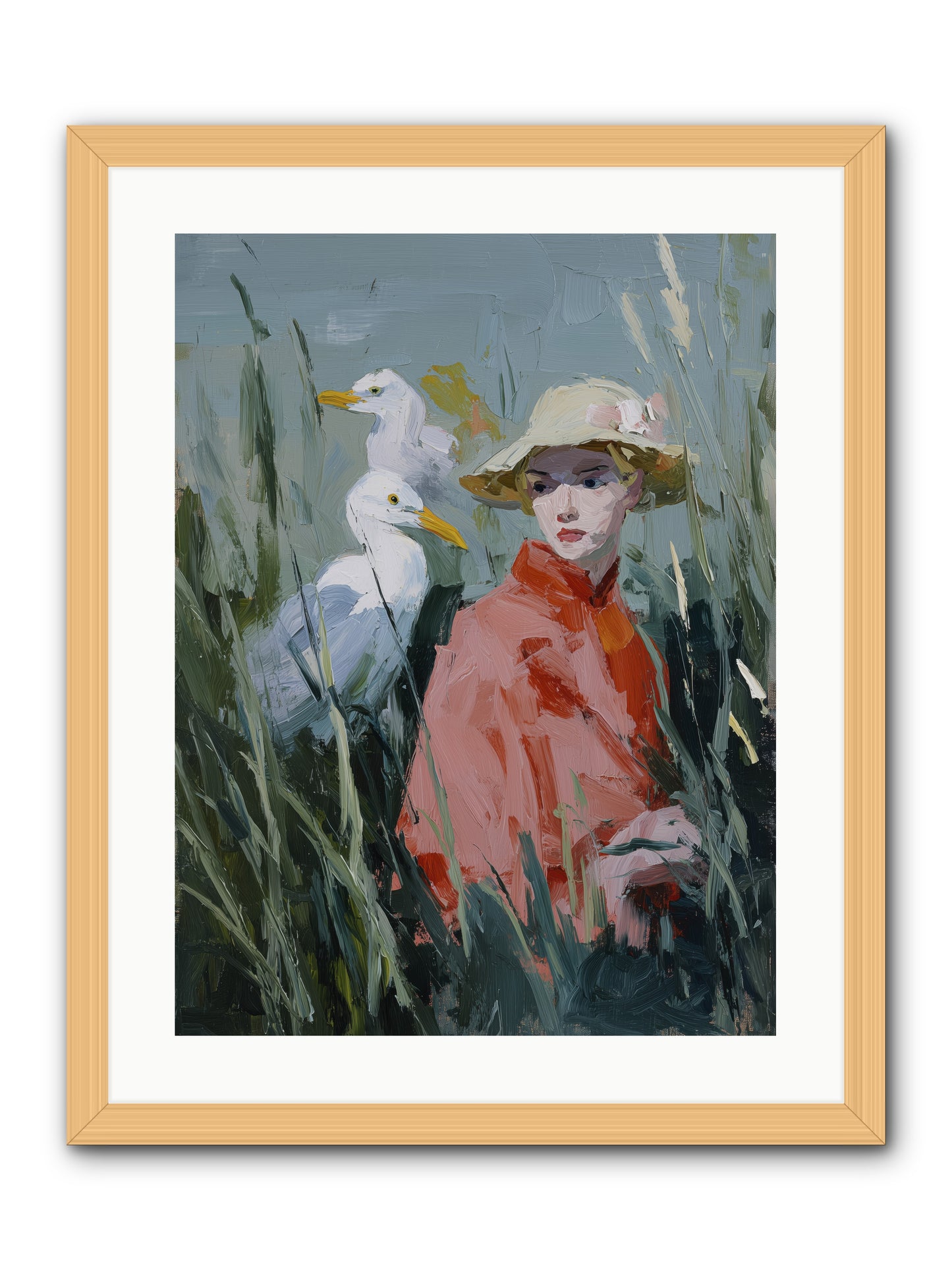 Honey Dreams -- Framed Print - Natural 18x24