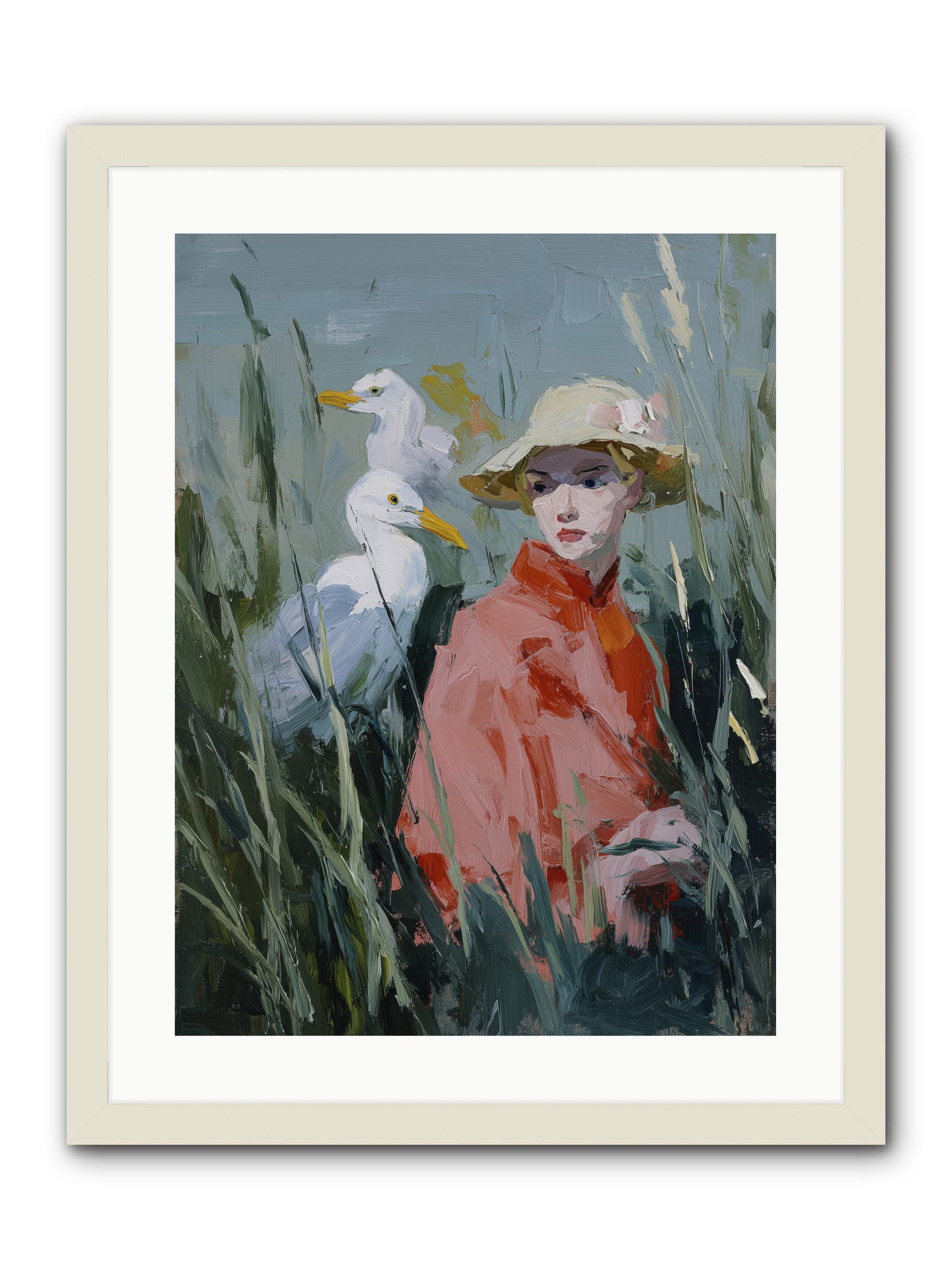 Honey Dreams -- Framed Print - White 18x24