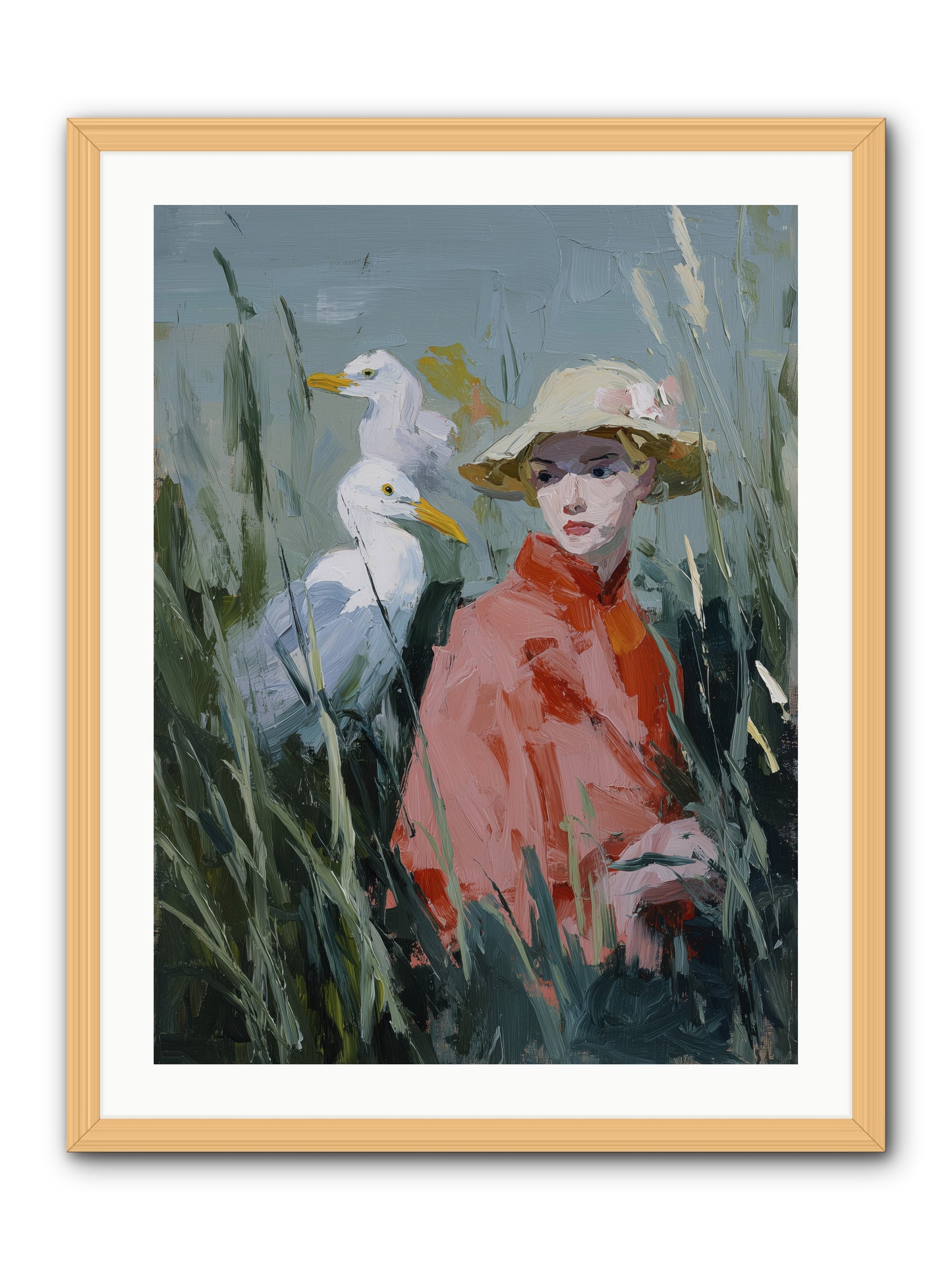 Honey Dreams -- Framed Print - Natural 24x32