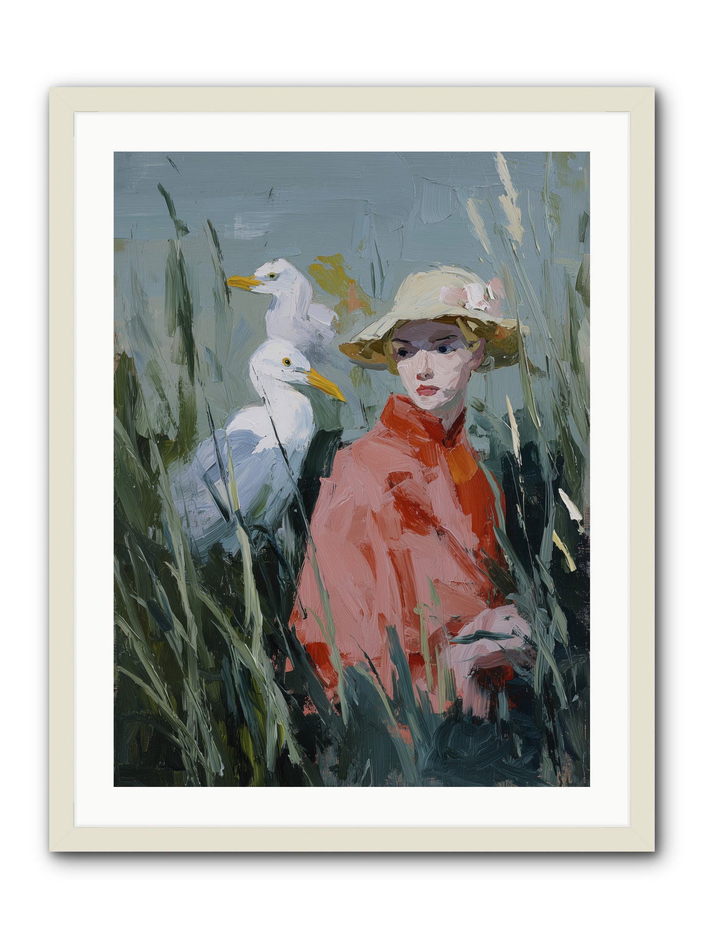 Honey Dreams -- Framed Print - White 24x32