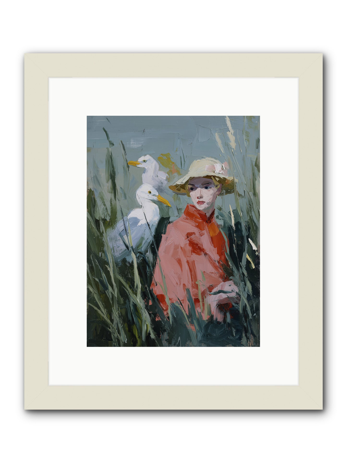 Honey Dreams -- Framed Print - White 9x12