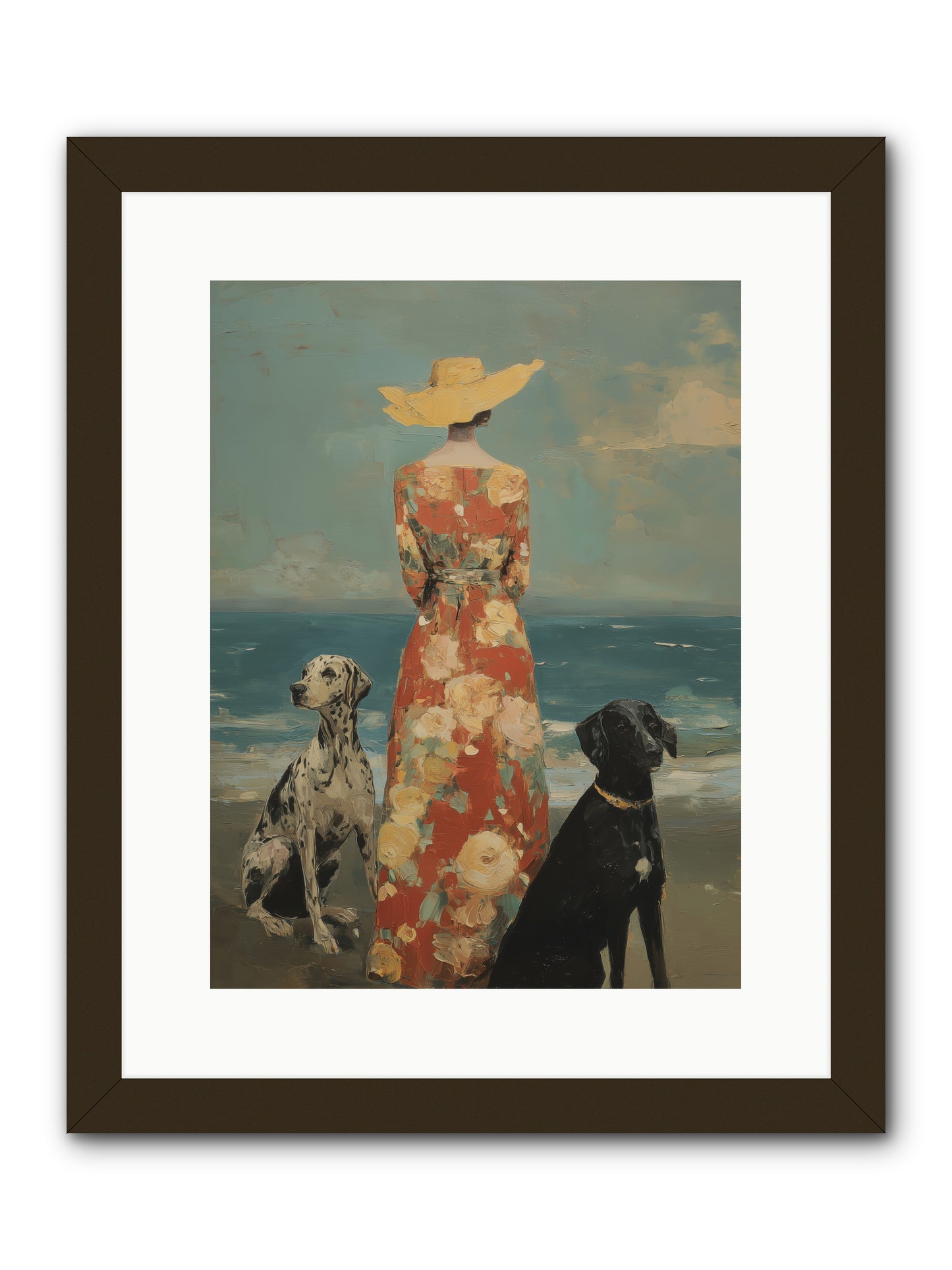 Honey-glazed mornings -- Framed Print - Black 12x16