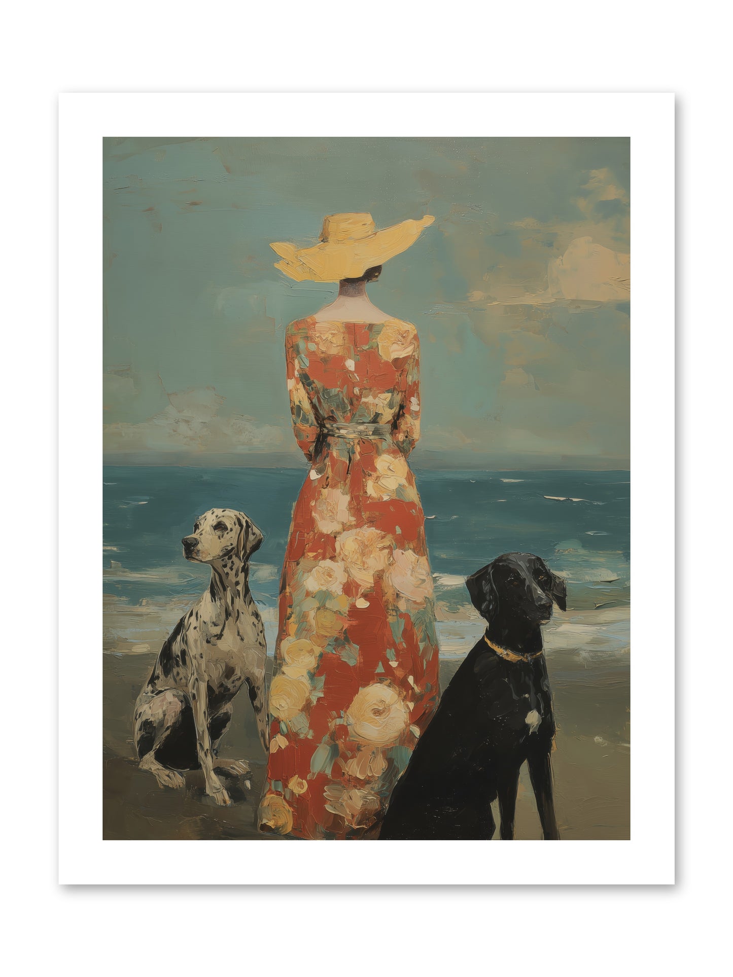 Honey-glazed mornings -- Loose Canvas Print 12x16