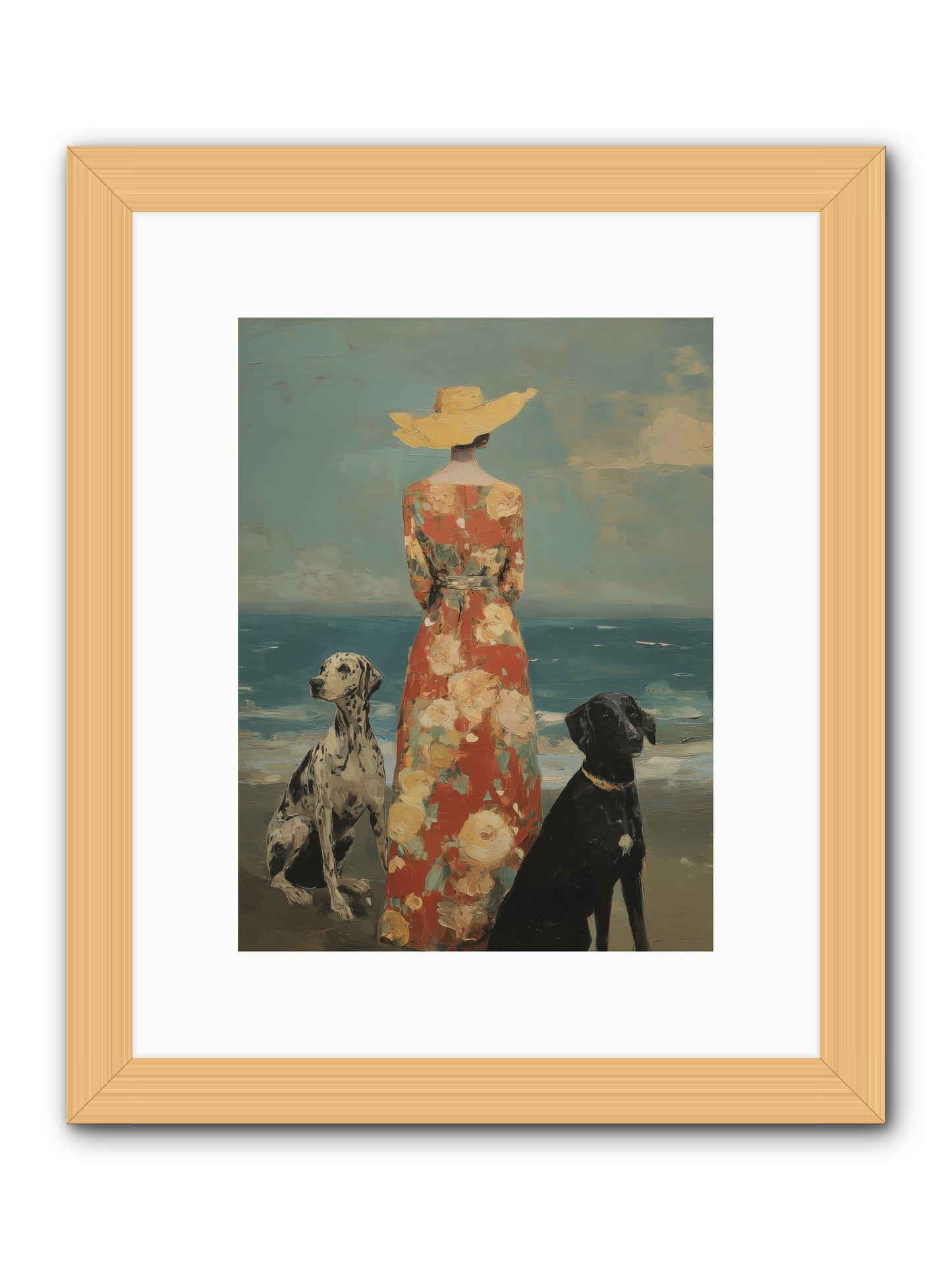 Honey-glazed mornings -- Framed Print - Natural 9x12