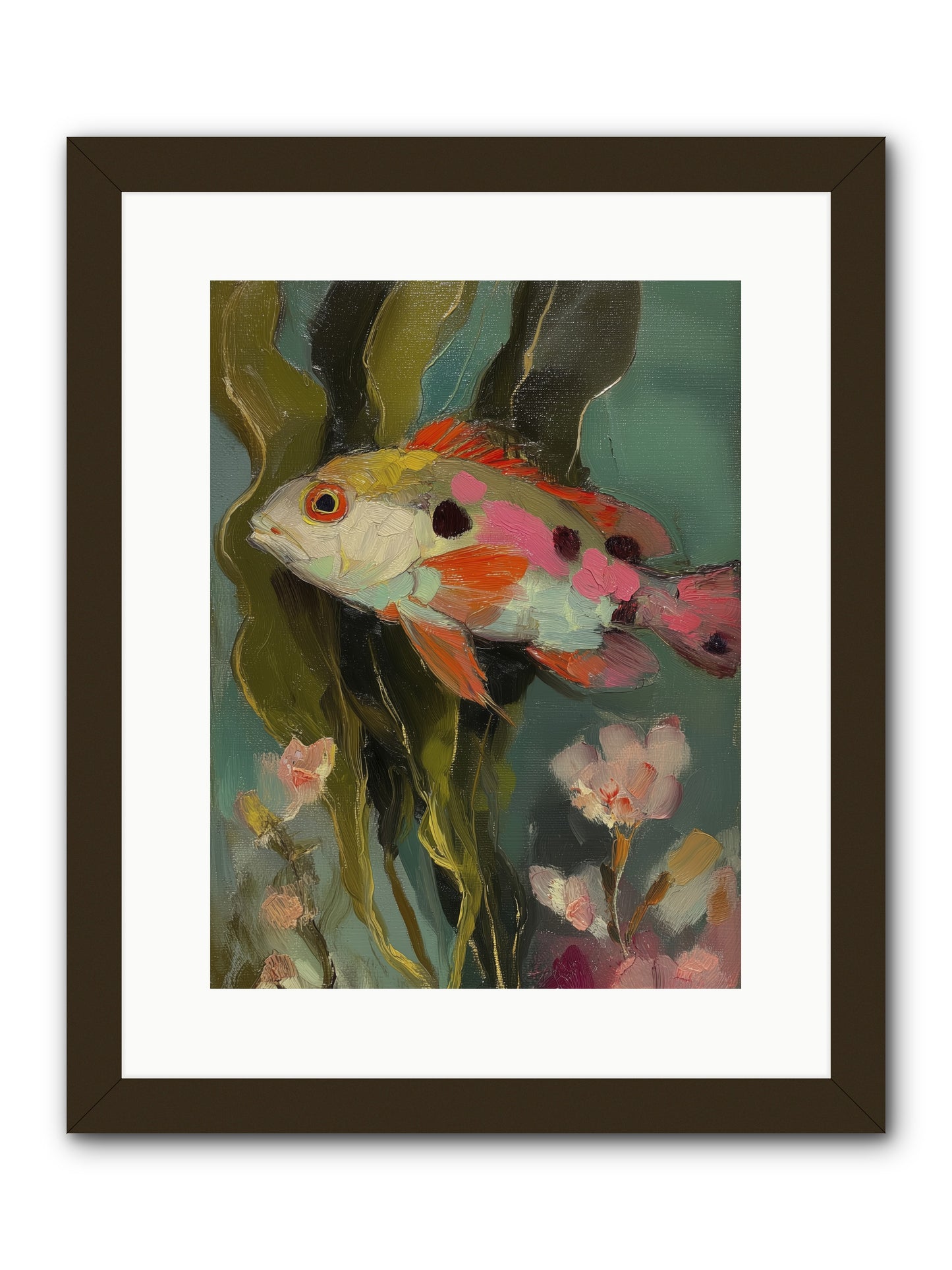 Honeyed Jewel  -- Framed Print - Black 12x16