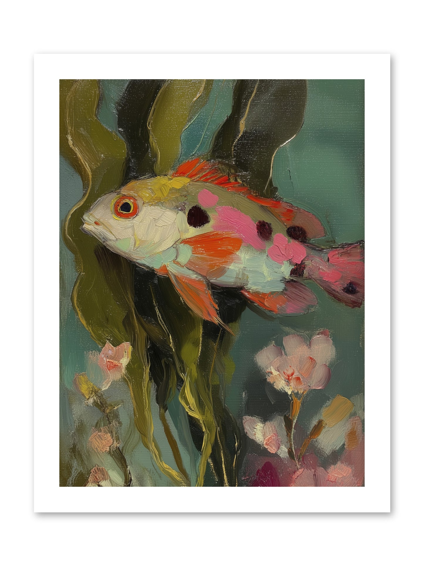 Honeyed Jewel  -- Paper Print 12x16