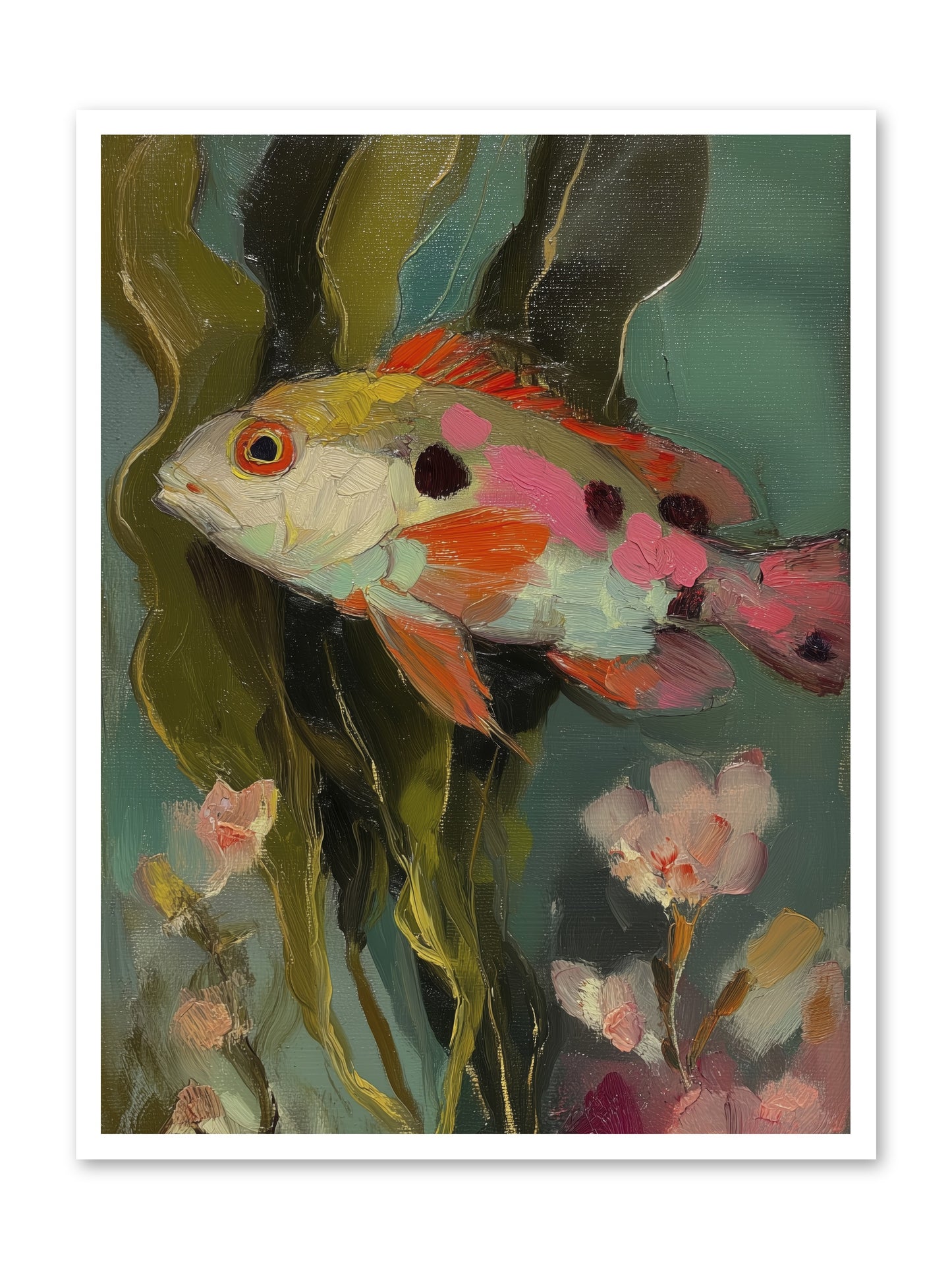 Honeyed Jewel  -- Loose Canvas Print 30x40