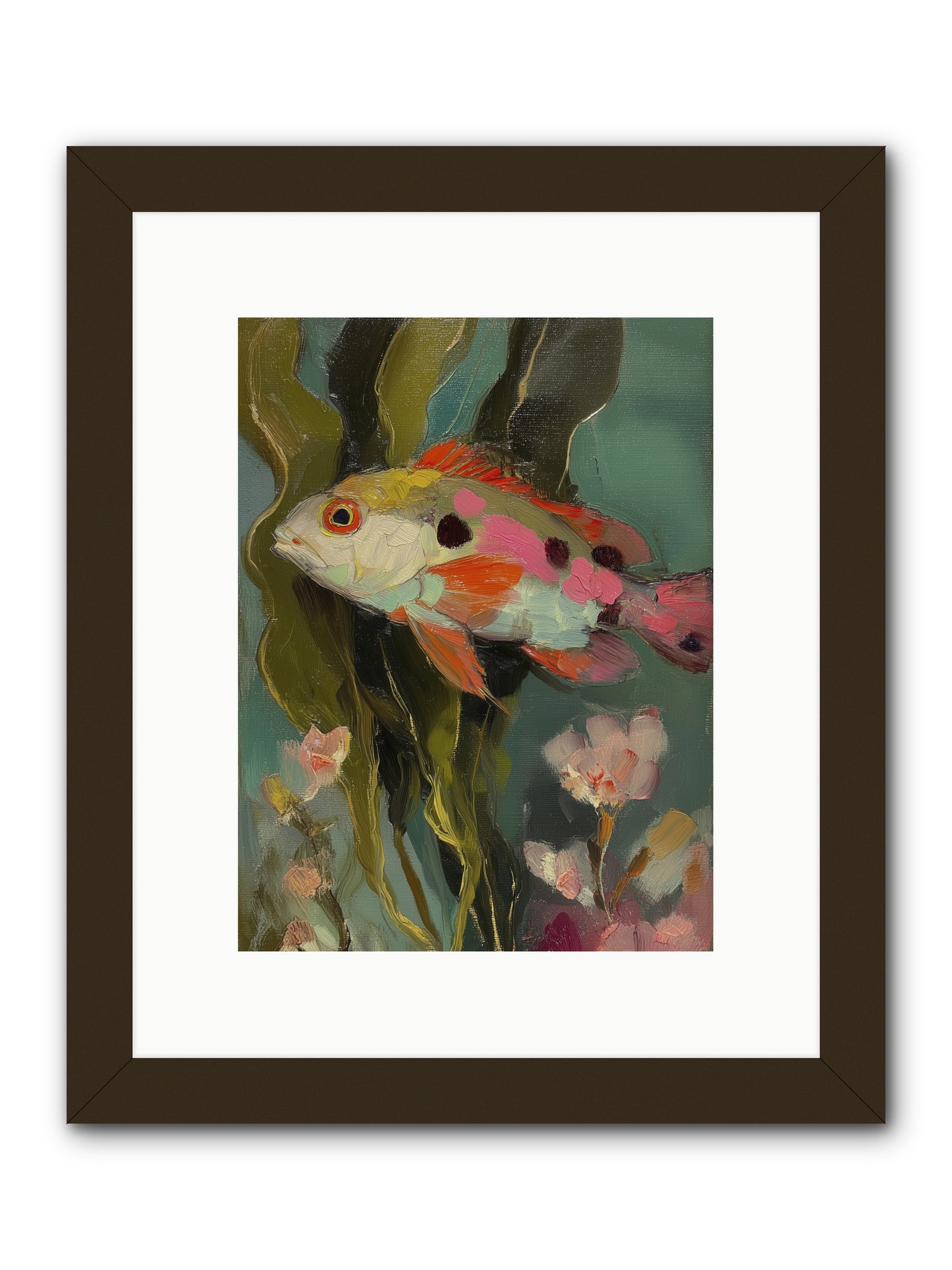 Honeyed Jewel  -- Framed Print - Black 9x12