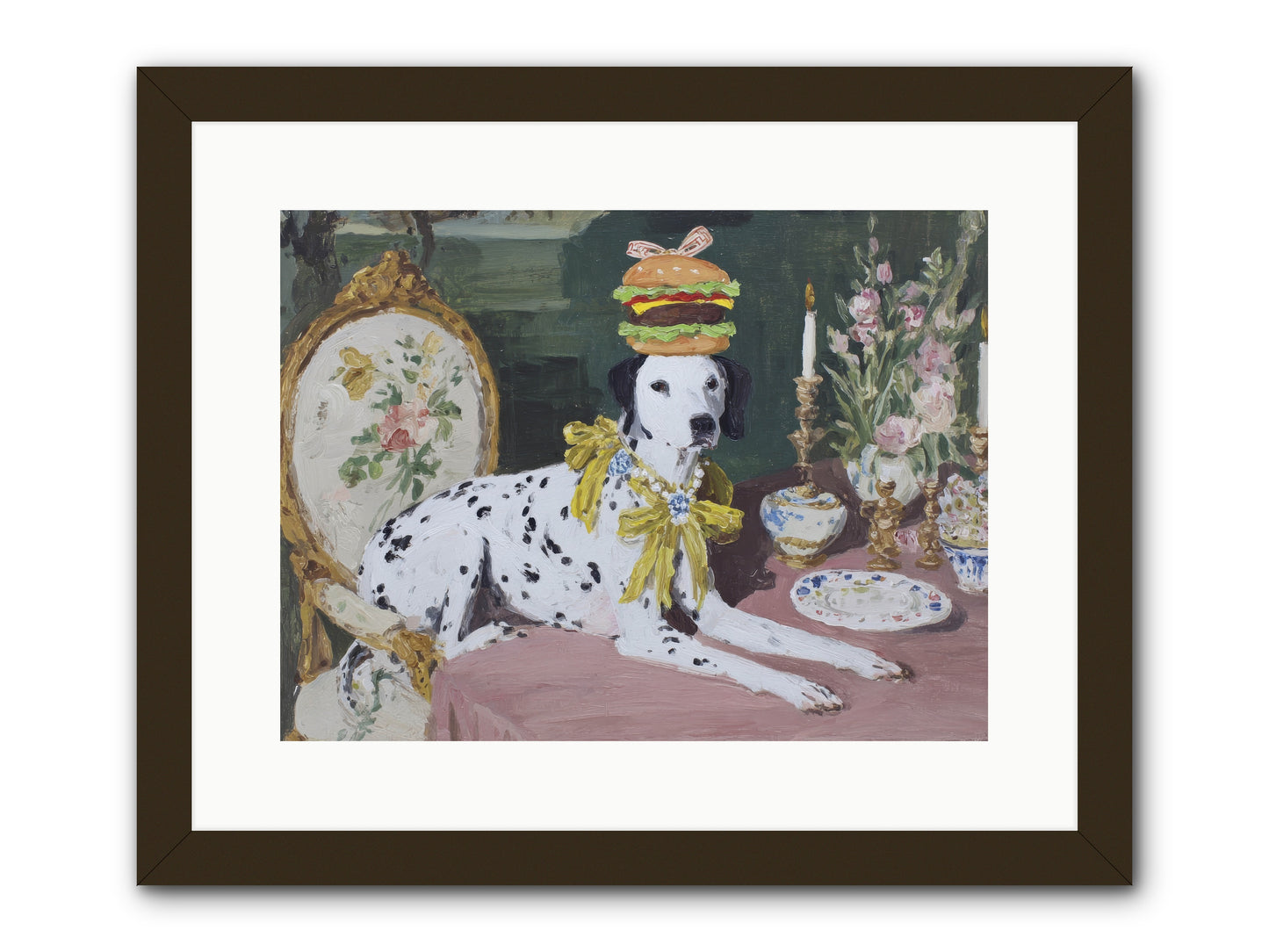 Honeyed Moments Pause -- Framed Print - Black 16x12