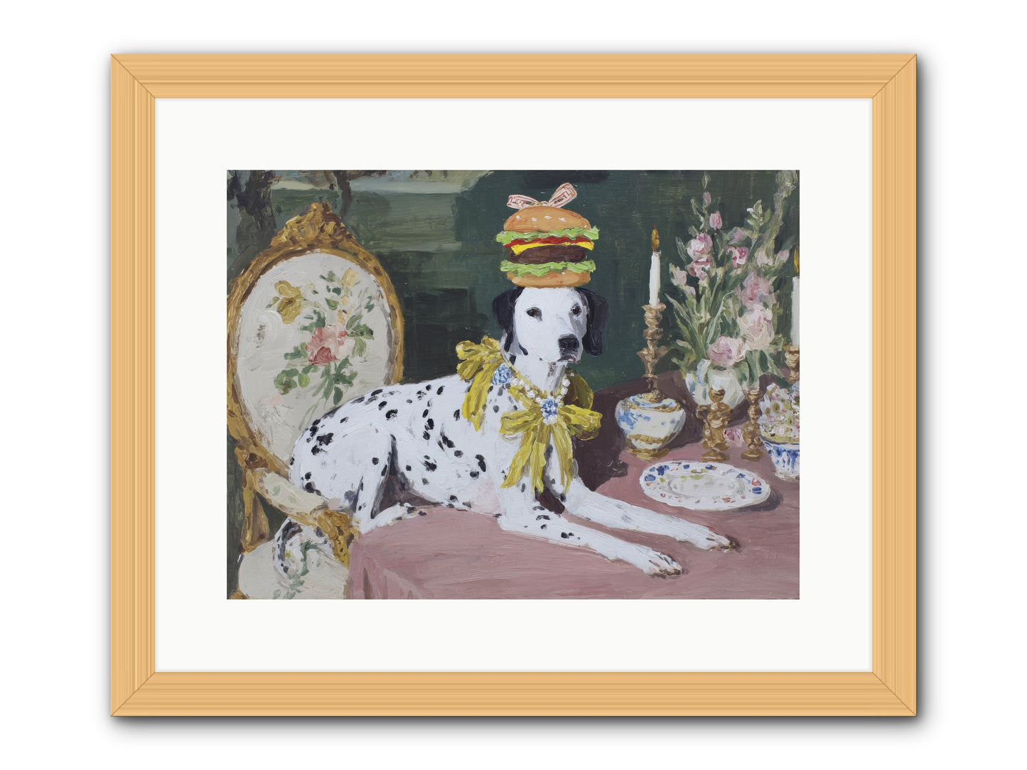 Honeyed Moments Pause -- Framed Print - Natural 16x12