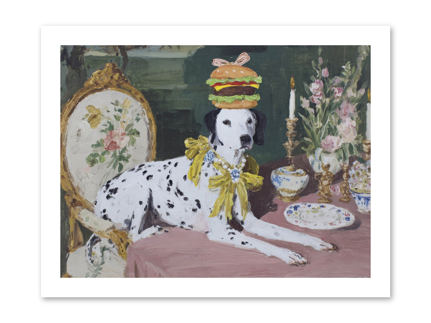 Honeyed Moments Pause -- Loose Canvas Print 16x12