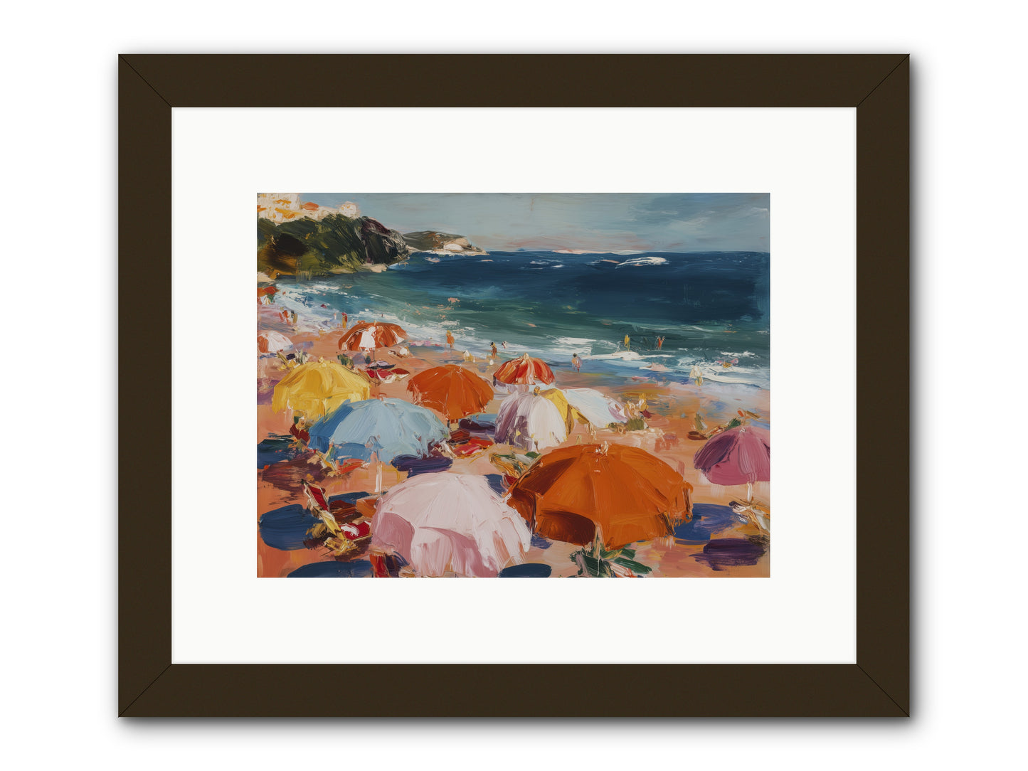 Honeyed Realm -- Framed Print - Black 12x9
