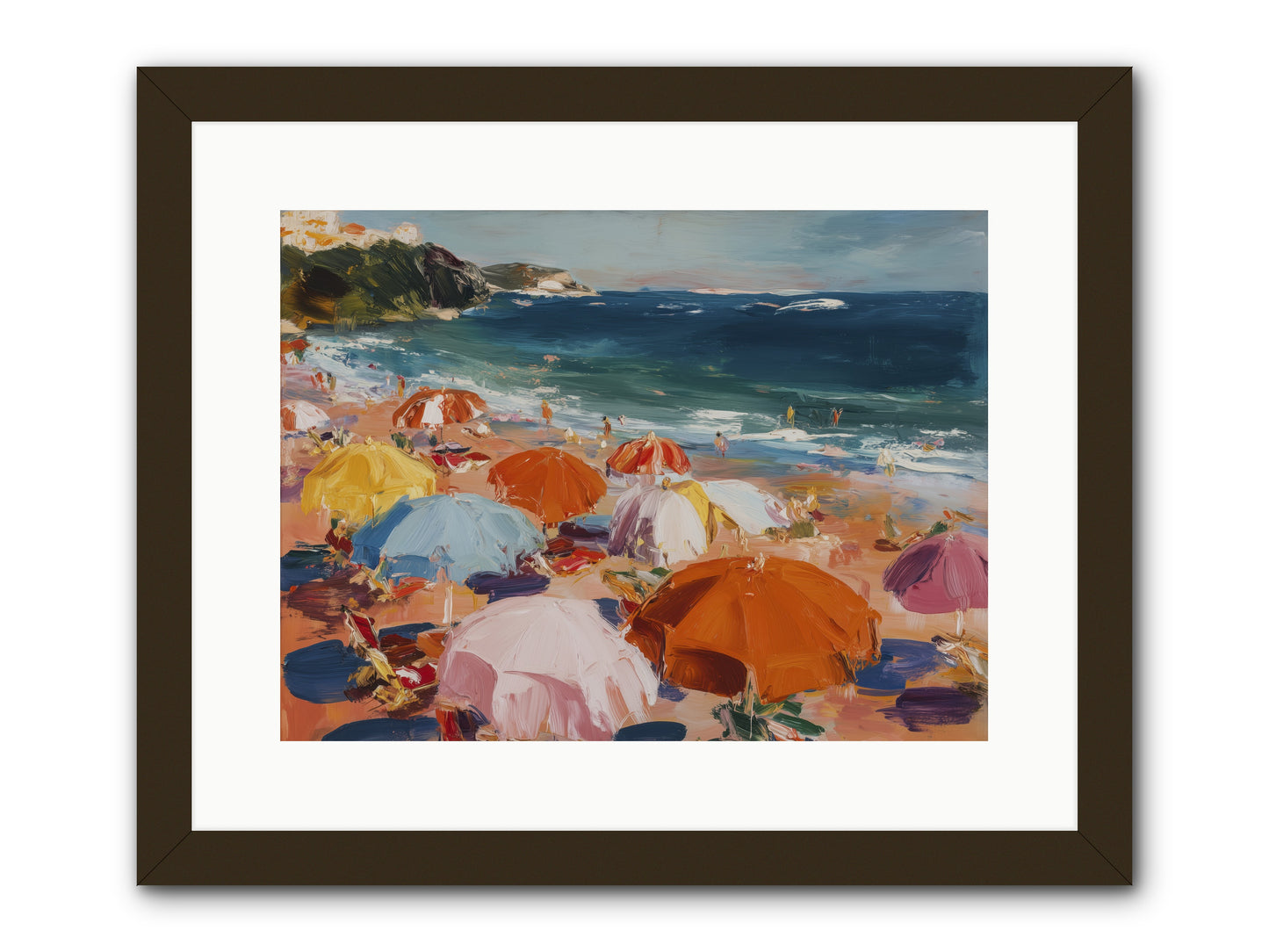 Honeyed Realm -- Framed Print - Black 16x12