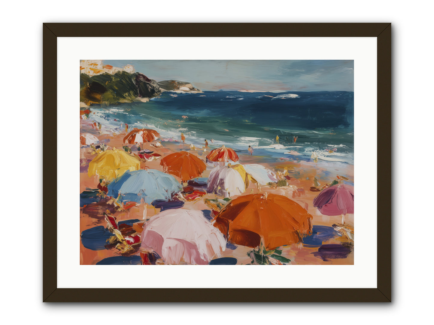 Honeyed Realm -- Framed Print - Black 24x18