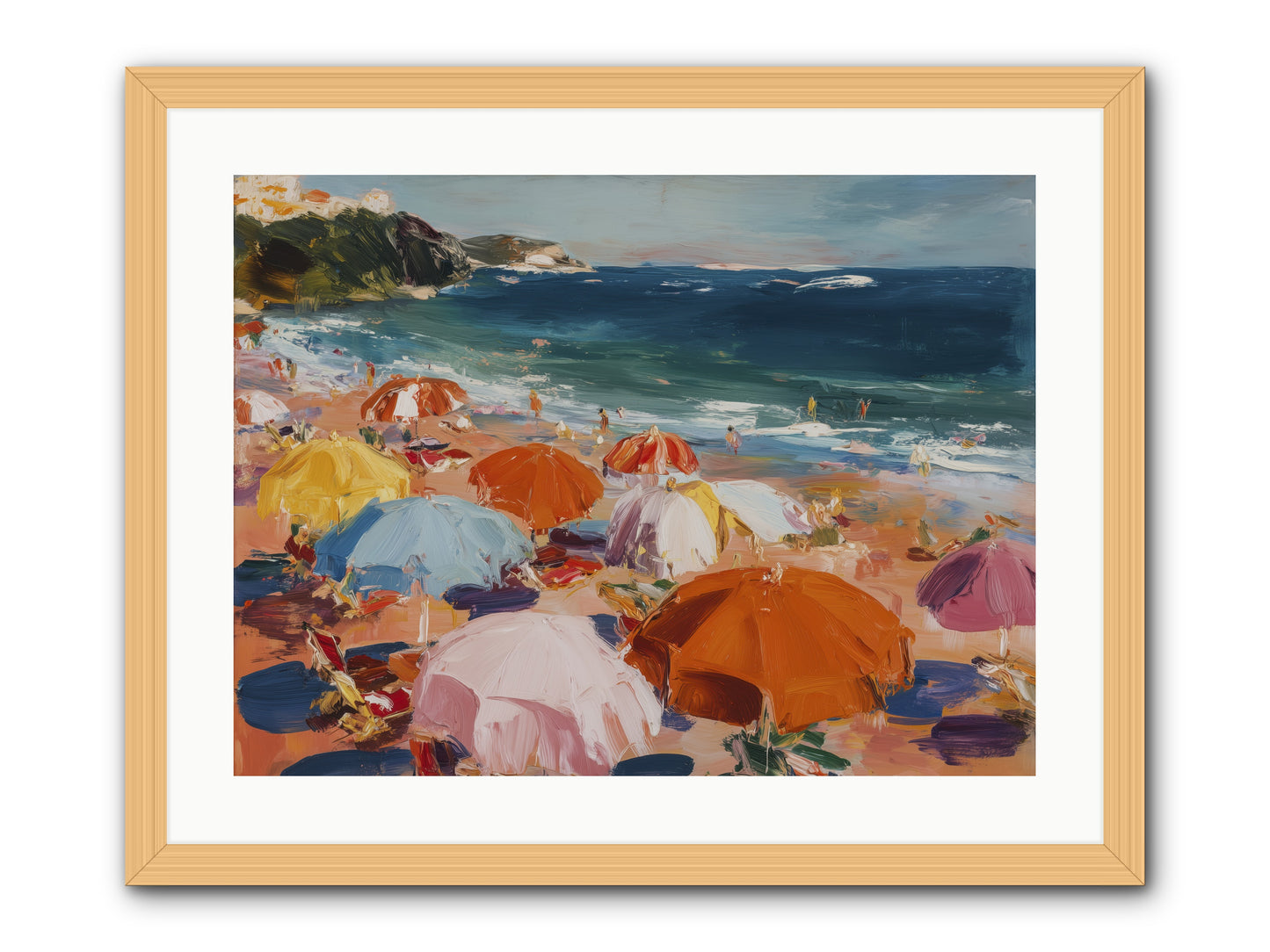 Honeyed Realm -- Framed Print - Natural 24x18