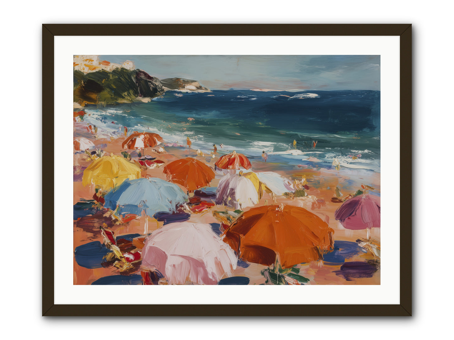 Honeyed Realm -- Framed Print - Black 32x24