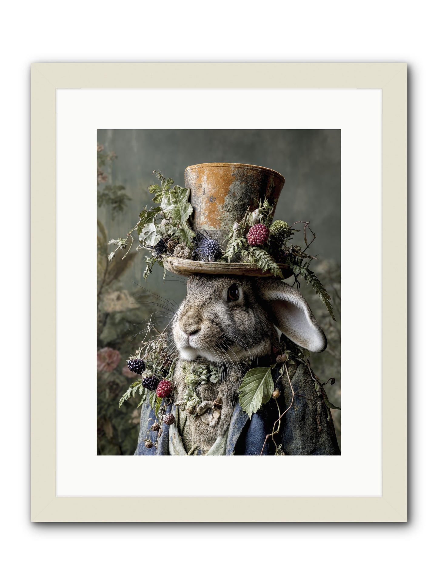 Honeyed Secrets -- Framed Print - White 12x16